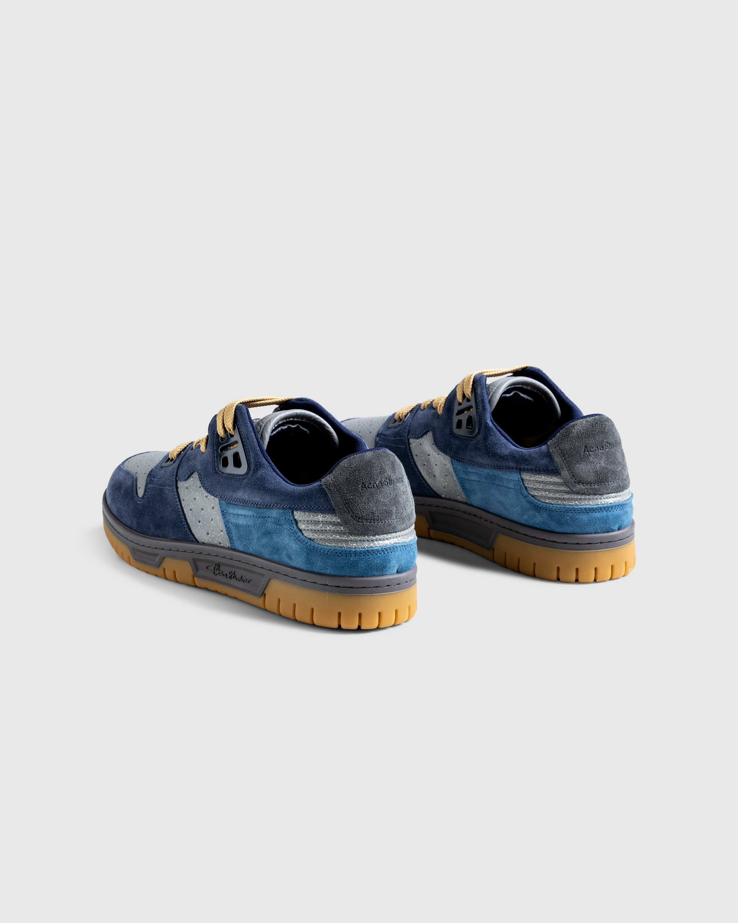 Acne Studios – Low-Top Sneakers Grey Blue - Sneakers - Blue - Image 4