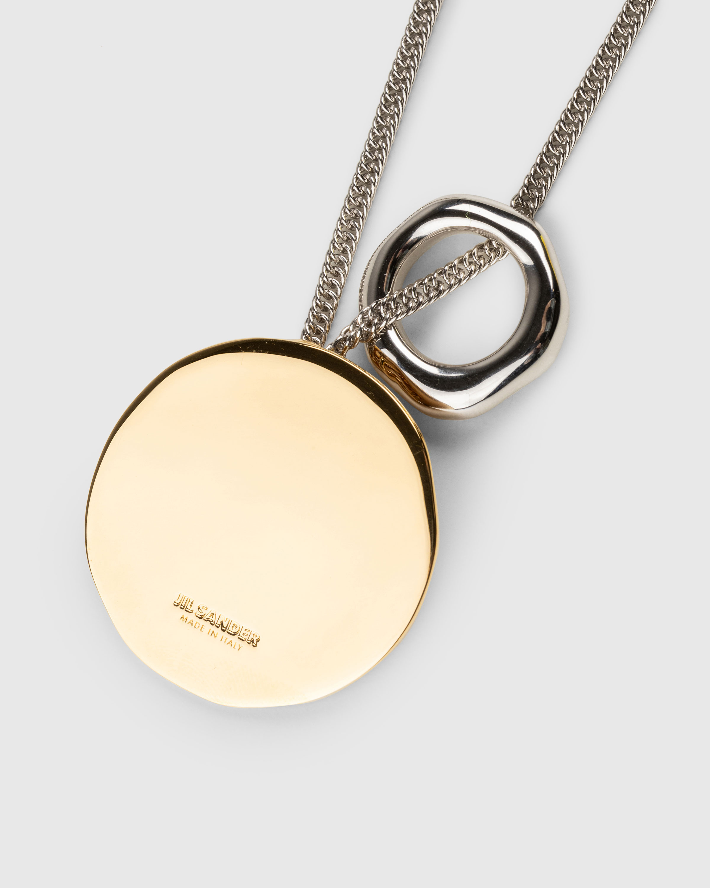 Jil Sander – BM9 Necklace 1 Gold/Silver - Earrings - Gold - Image 4