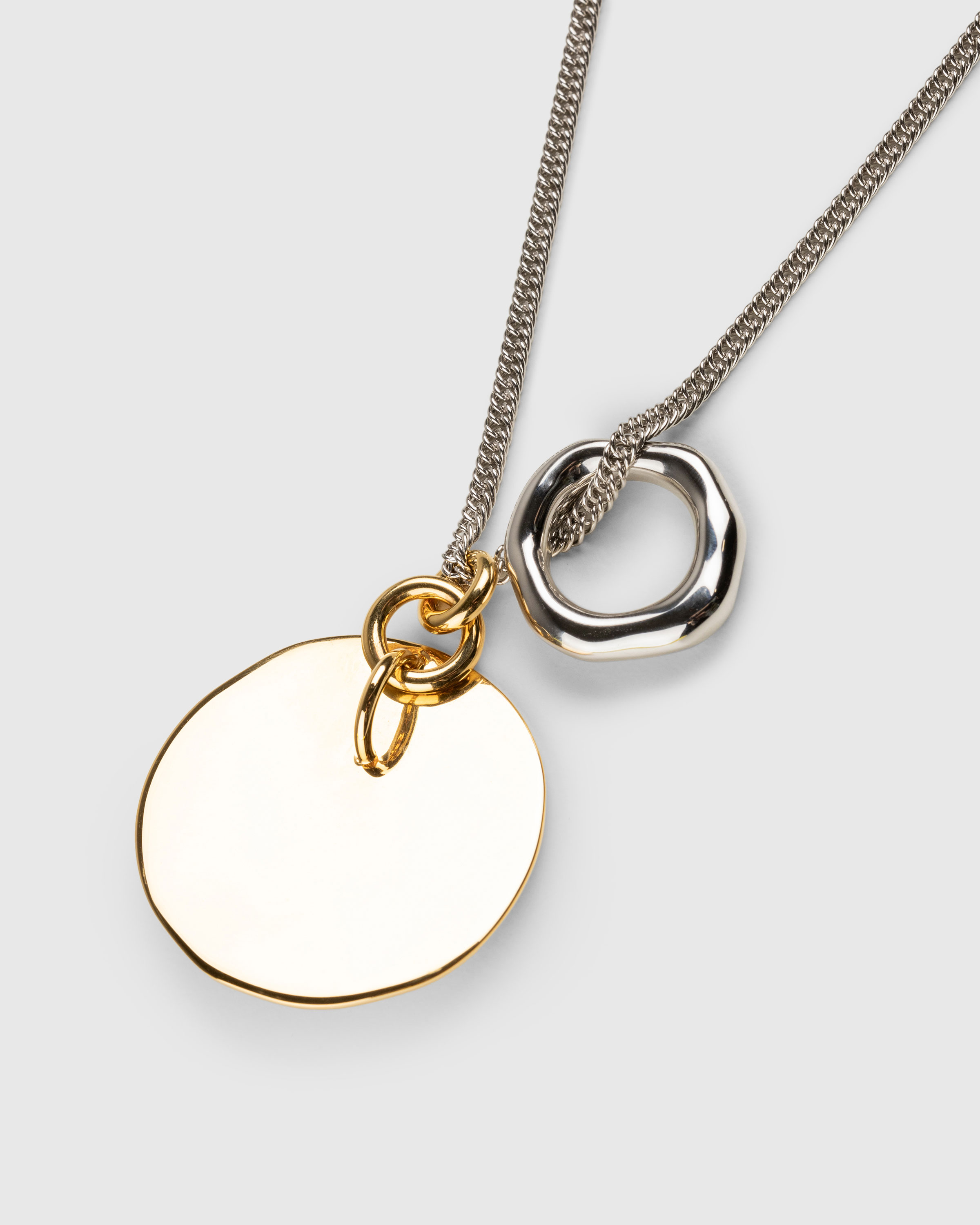 Jil Sander – BM9 Necklace 1 Gold/Silver - Earrings - Gold - Image 6
