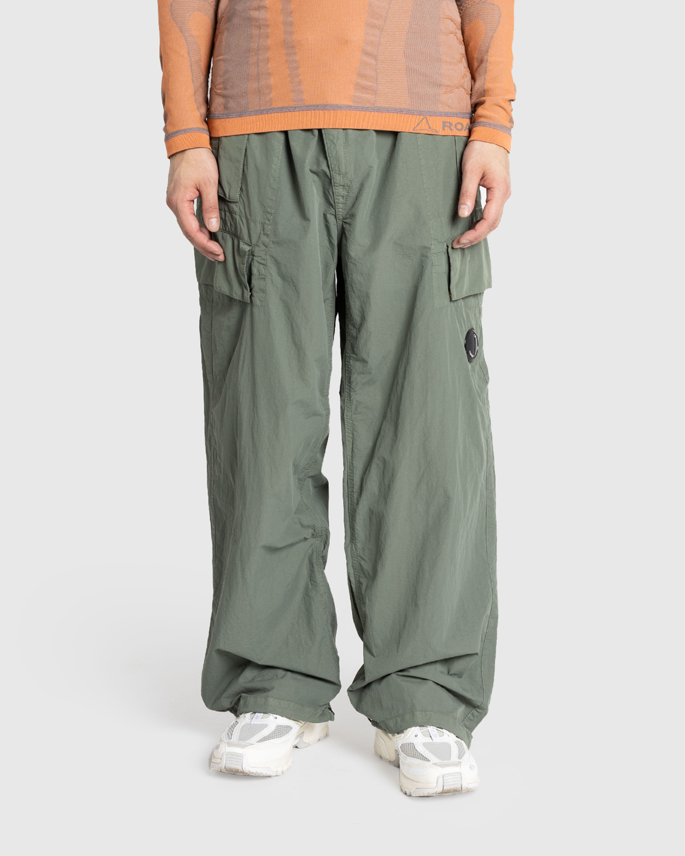 C.P. Company – Nylon Cargo Pants Agave Green - Pants - Green - Image 2