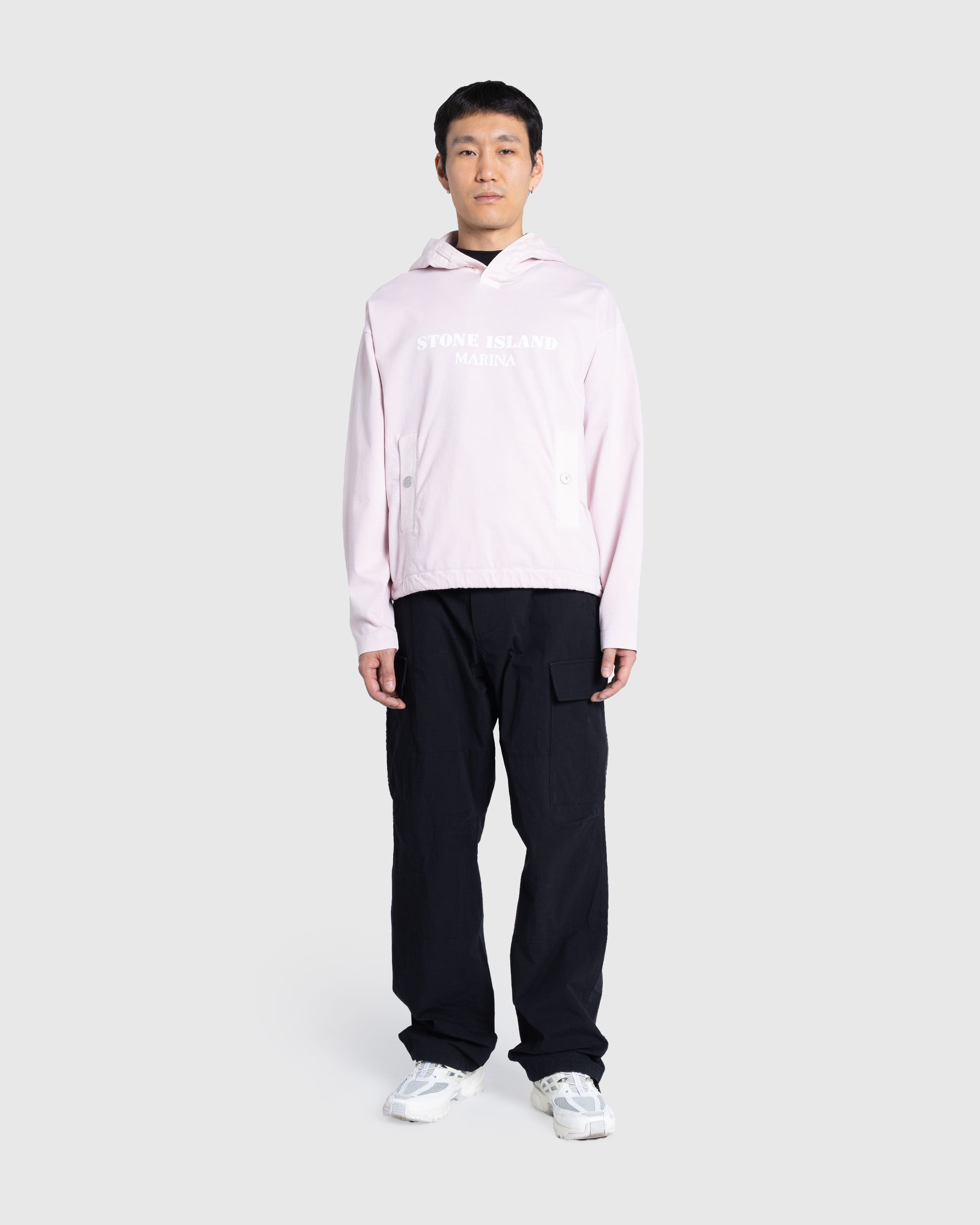 Stone Island – Marina Hoodie Pink - Knitwear - Pink - Image 3