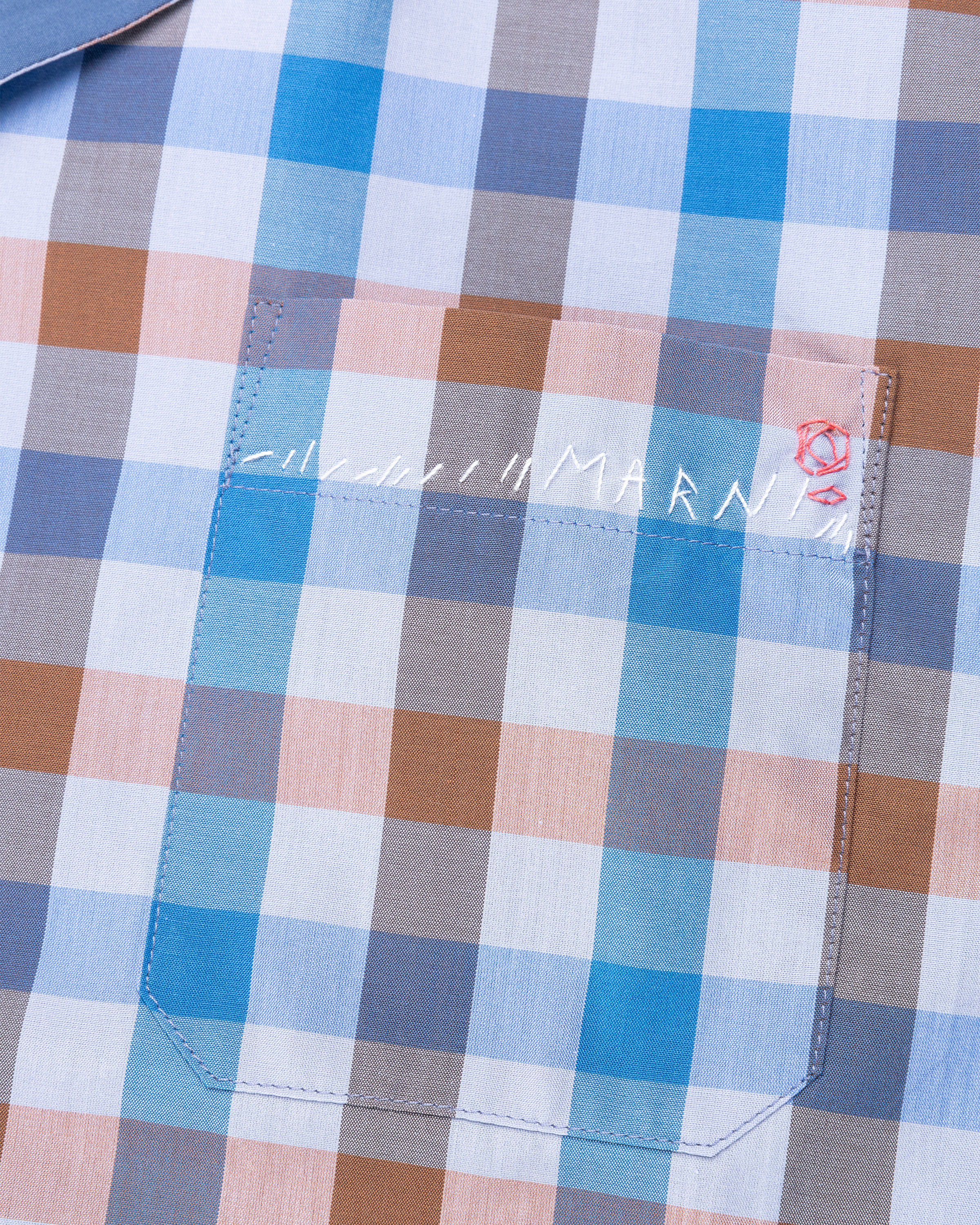 Marni – Bowling Shirt Mercury - Longsleeve Shirts - Blue - Image 6