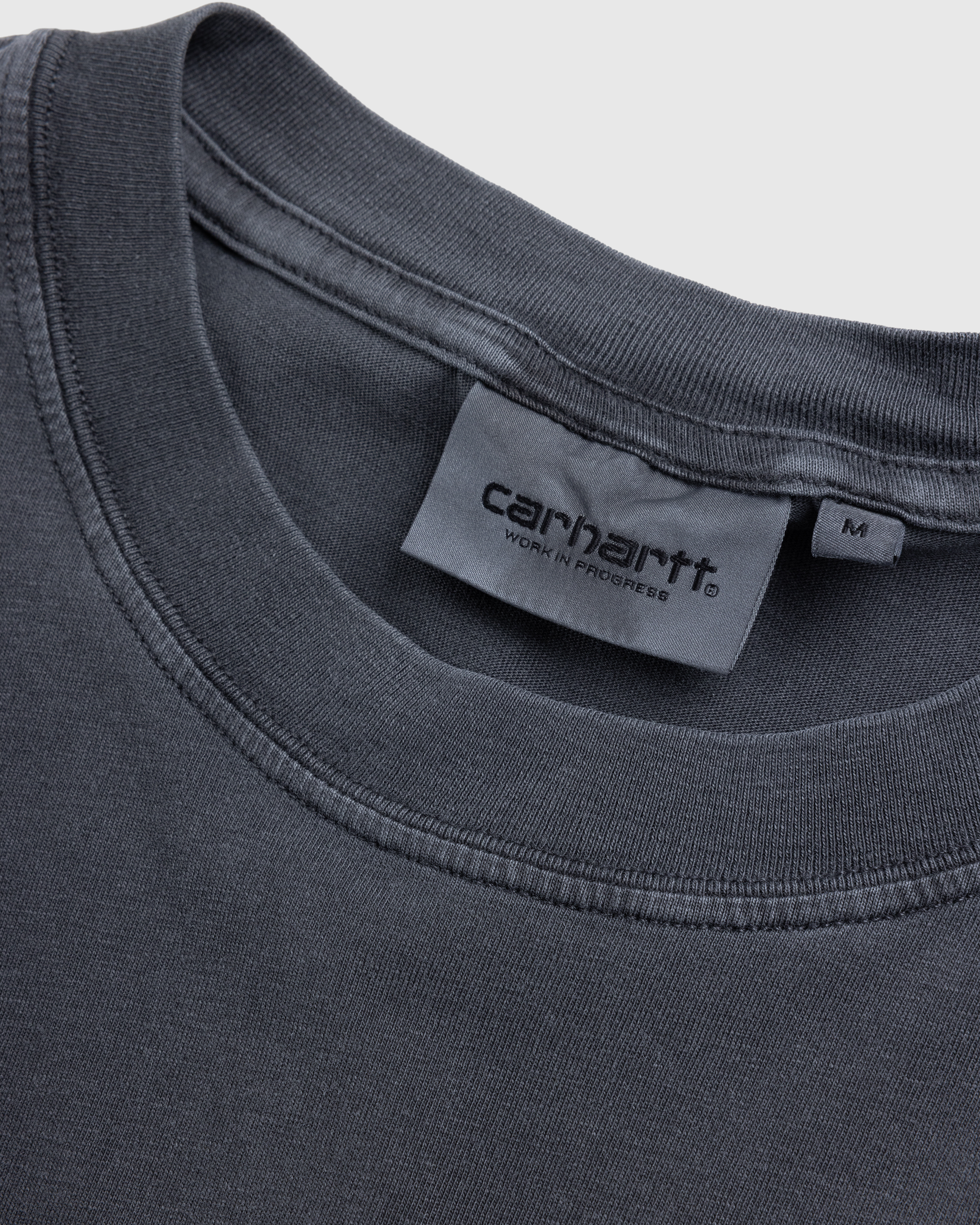 Carhartt WIP – Dune T-Shirt Charcoal/Garment Dyed - Tops - Grey - Image 5