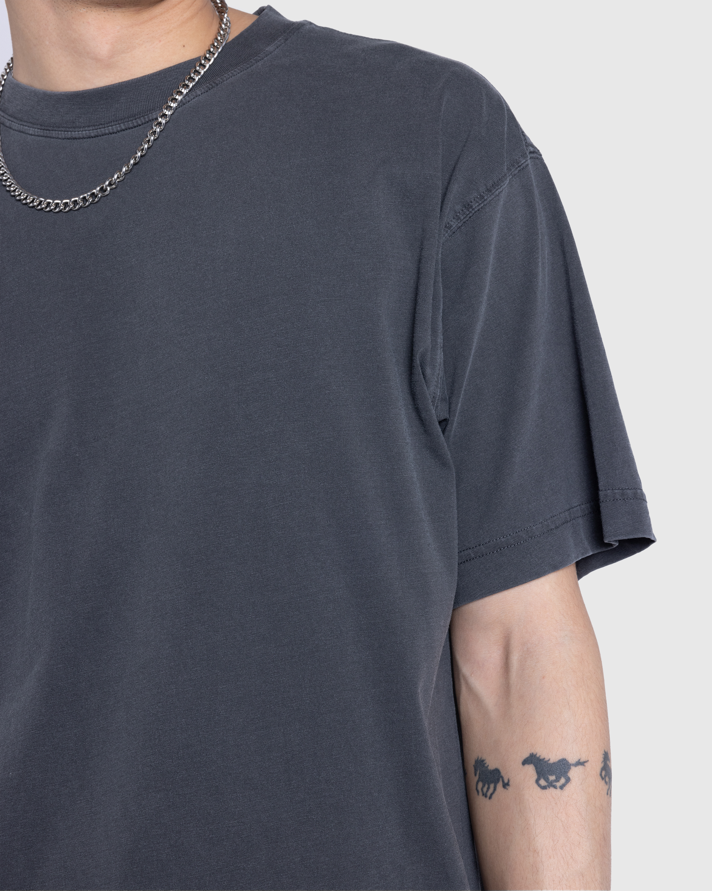Carhartt WIP – Dune T-Shirt Charcoal/Garment Dyed - Tops - Grey - Image 7
