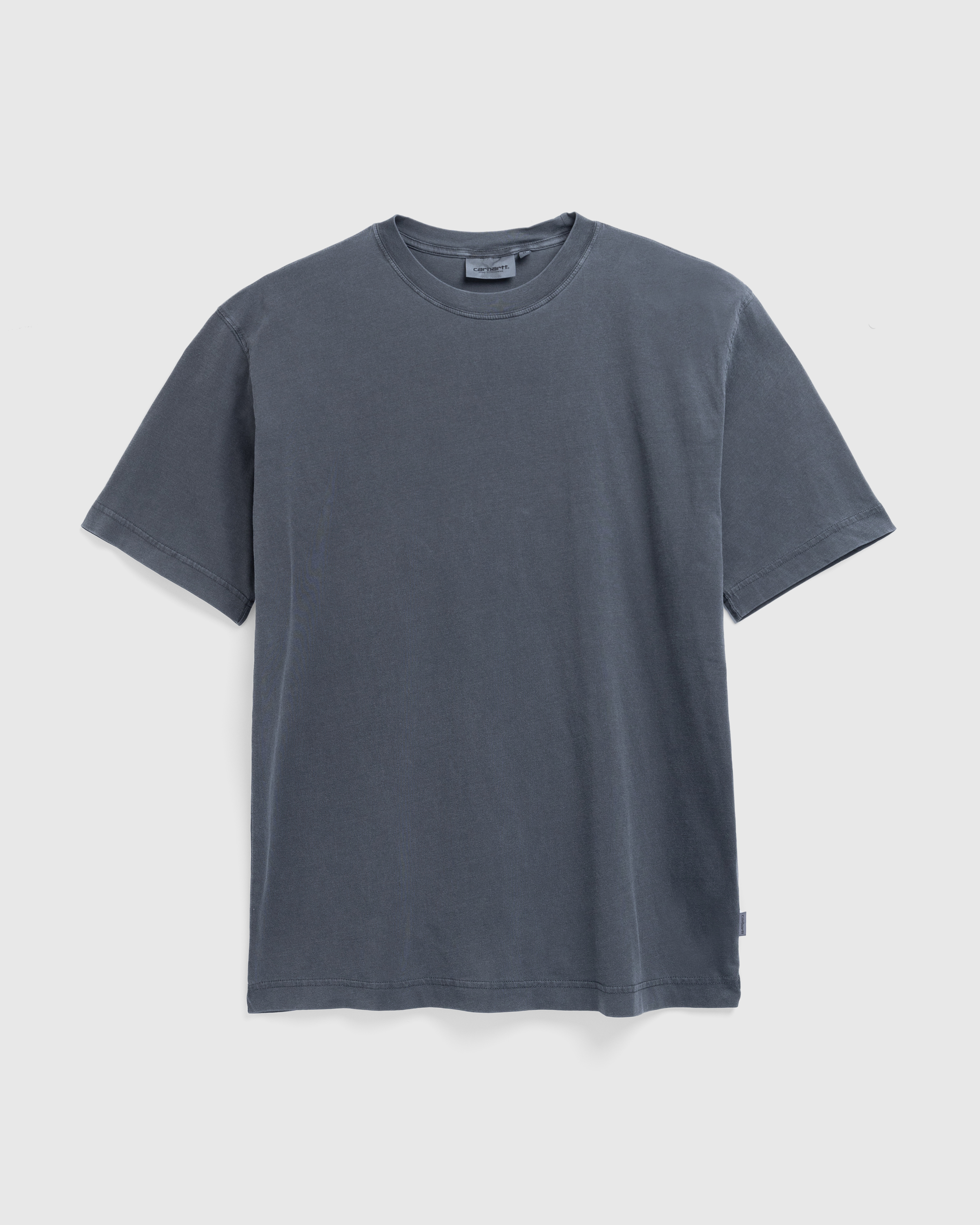 Carhartt WIP – Dune T-Shirt Charcoal/Garment Dyed - Tops - Grey - Image 1