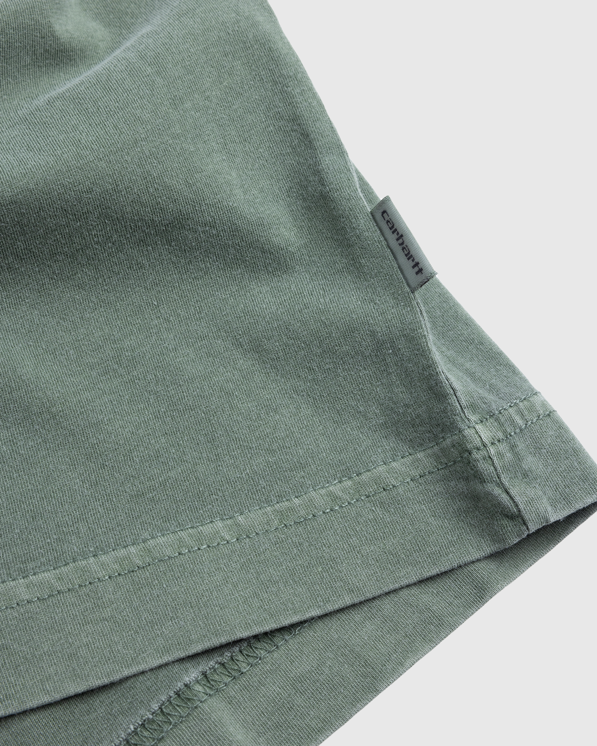 Carhartt WIP – Dune T-Shirt Park/Garment Dyed - Tops - Green - Image 6