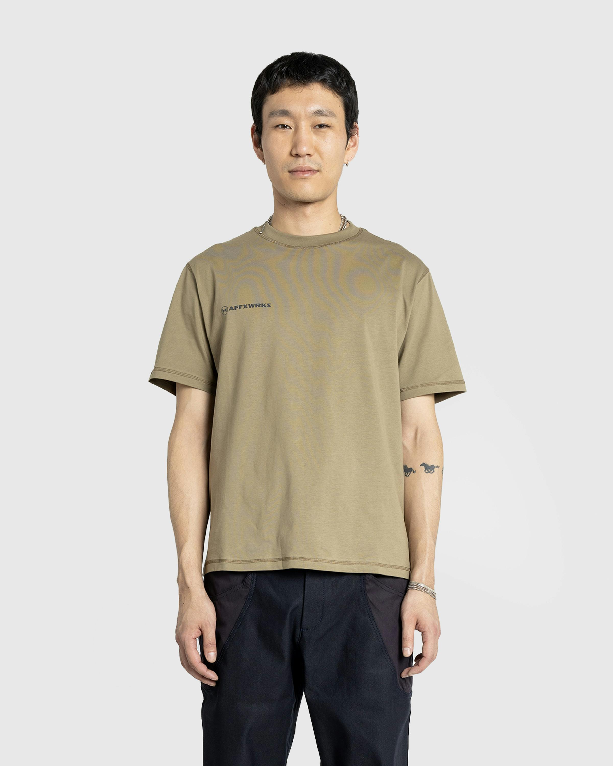 AFFXWRKS – AFFXWRKS T-Shirt Desert Green - T-Shirts - Green - Image 2