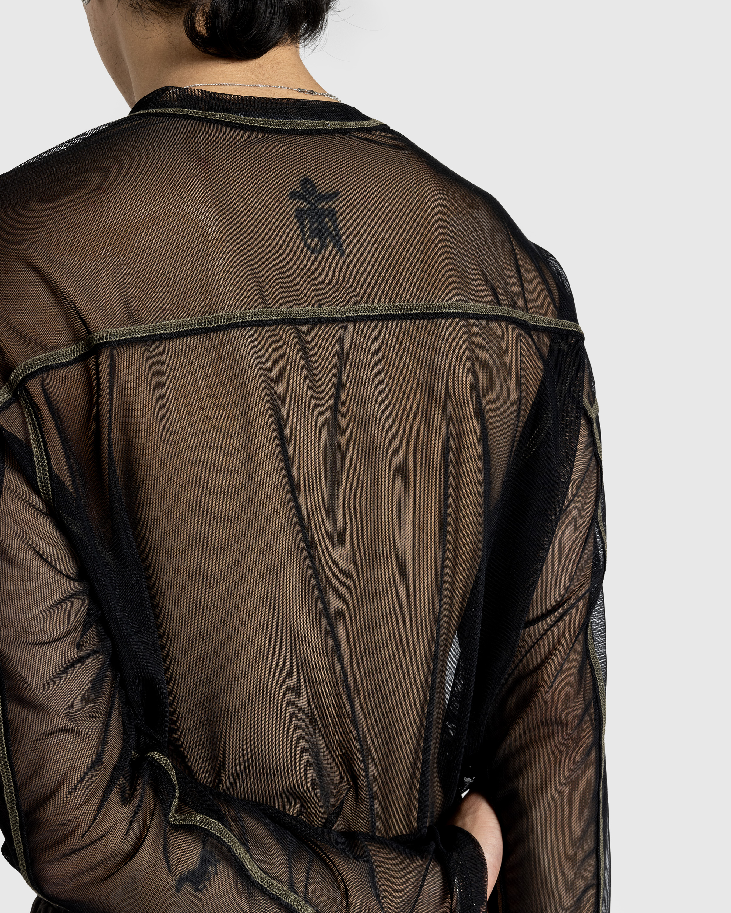 AFFXWRKS – Boxed Pullover Mesh Black - Longsleeve Shirts - Black - Image 5