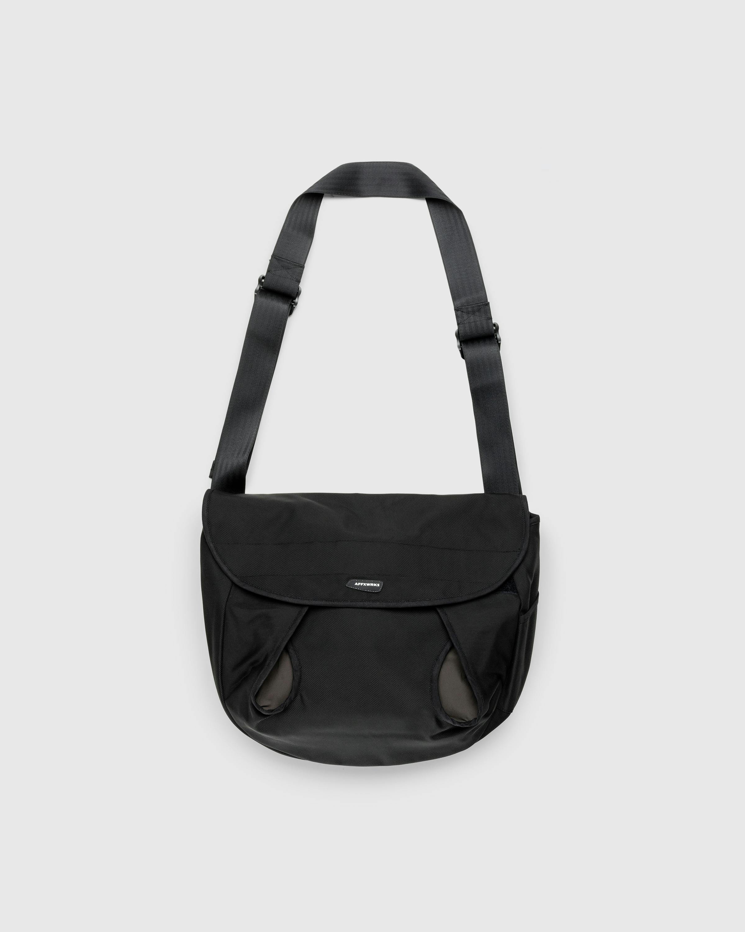 AFFXWRKS – Rabin Messenger Bag Black/Shale Brown - Tote Bags - Black - Image 1