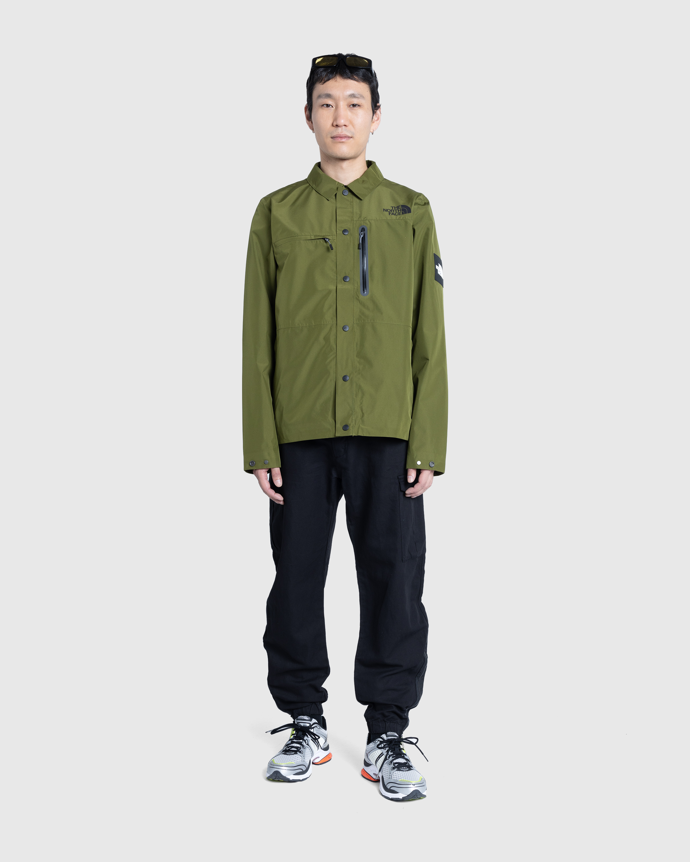 The North Face – Amos Tech Overshirt Forest Olive - Overshirt - Green - Image 3
