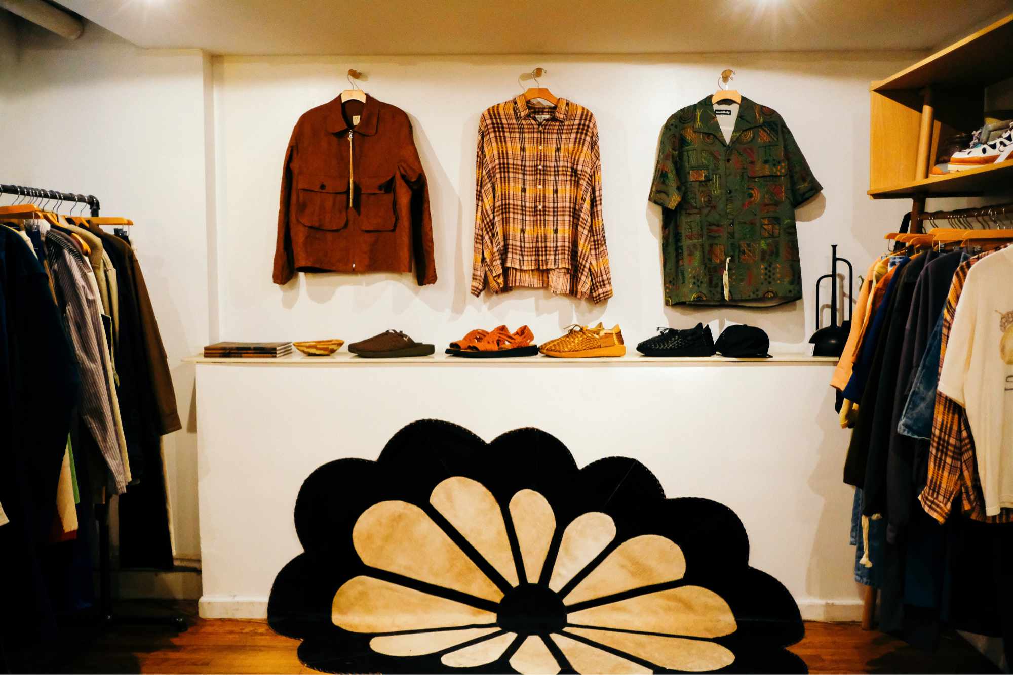 And Son, New York retailer & Son, interior photographs of menswear clothes