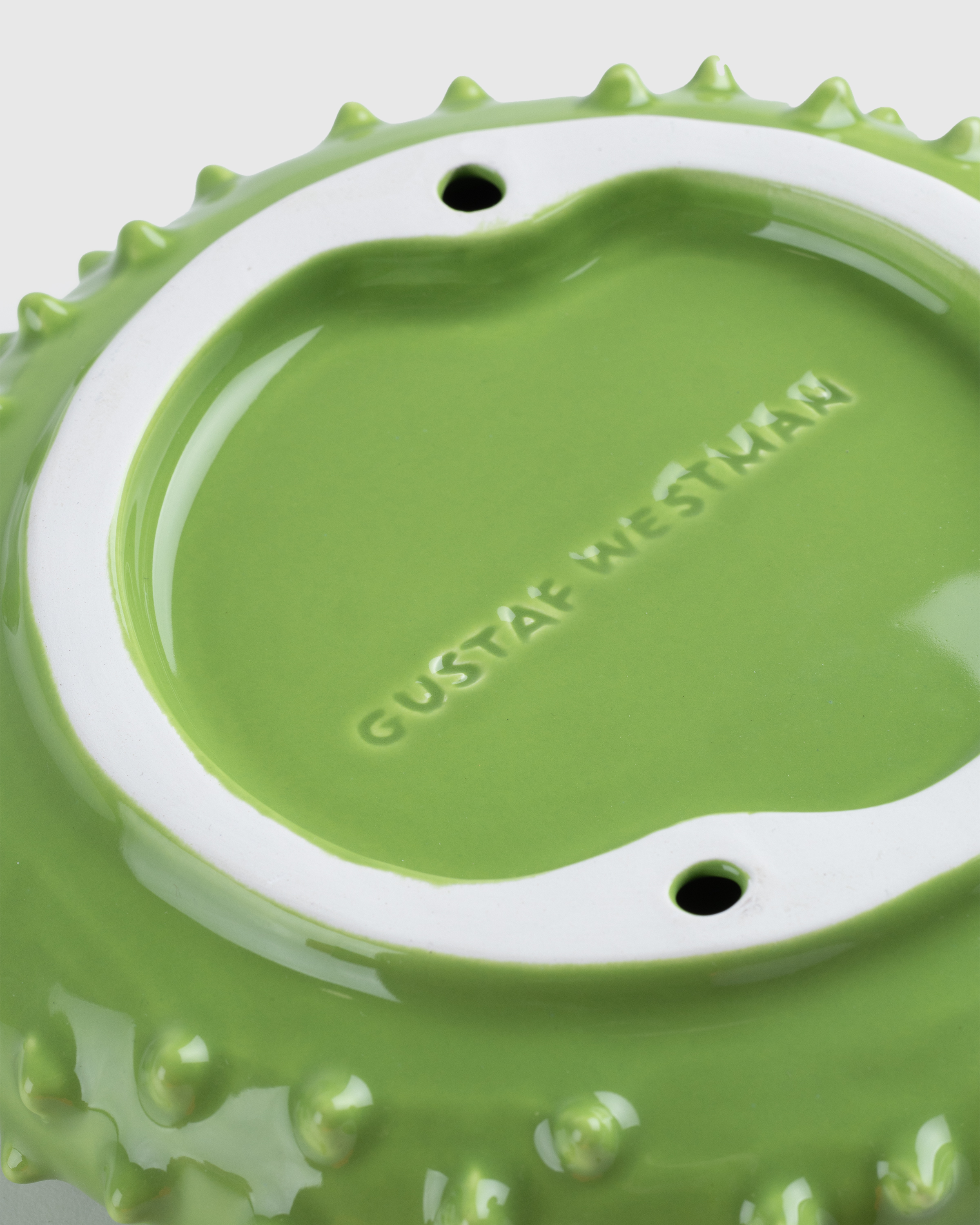 Gustaf Westman – Chunky Cup Spiky Green - Mugs - Green - Image 4