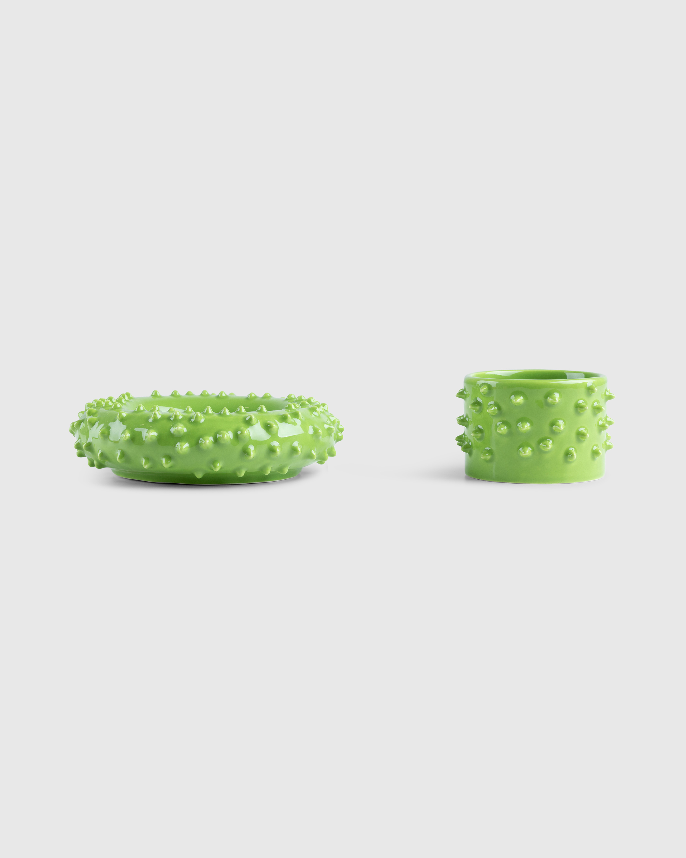 Gustaf Westman – Chunky Cup Spiky Green - Mugs - Green - Image 3