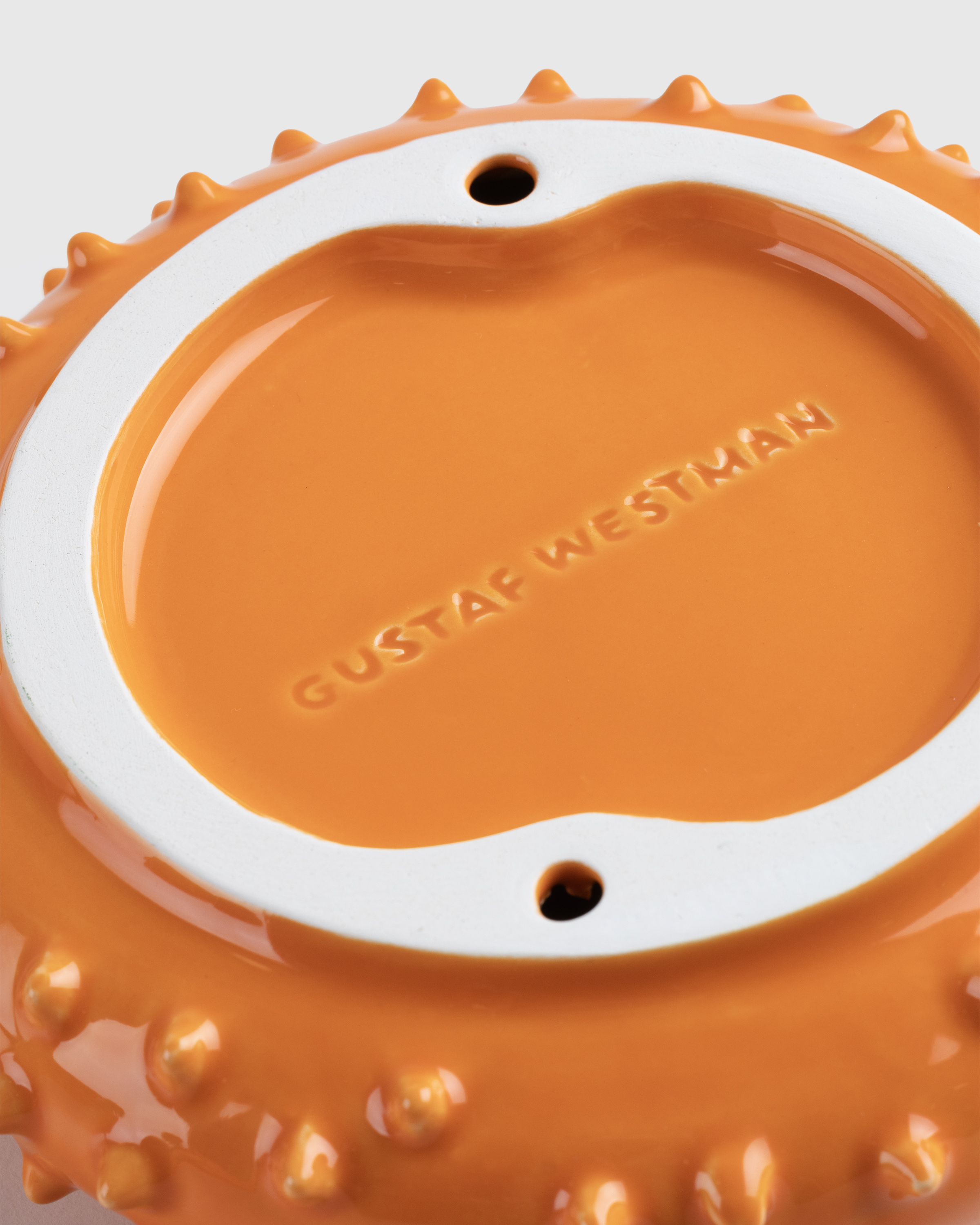 Gustaf Westman – Chunky Cup Spiky Orange - Mugs - Orange - Image 4