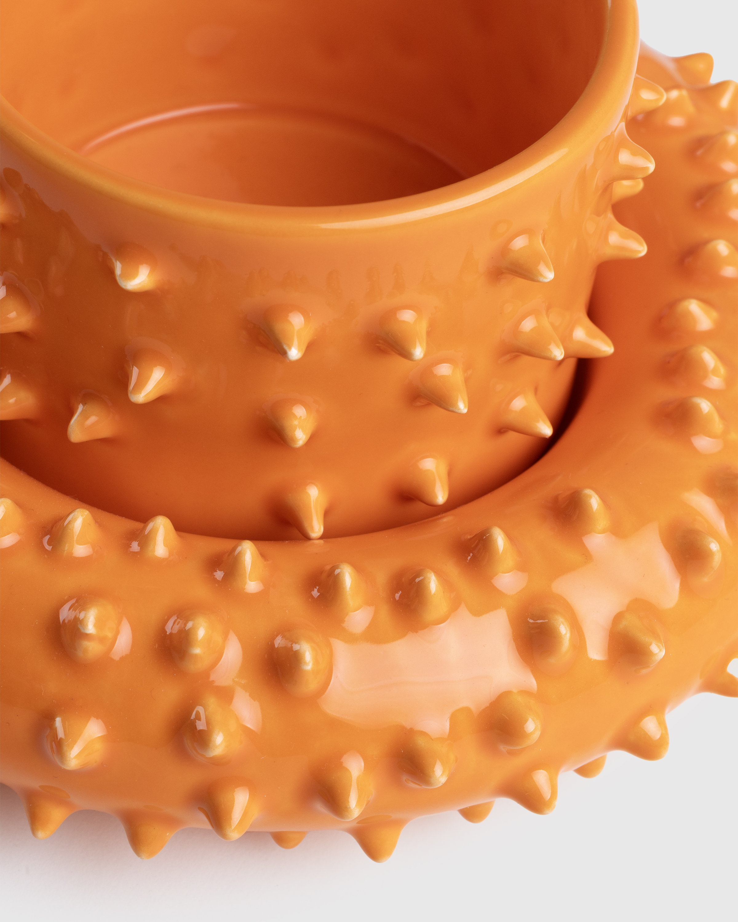 Gustaf Westman – Chunky Cup Spiky Orange - Mugs - Orange - Image 2