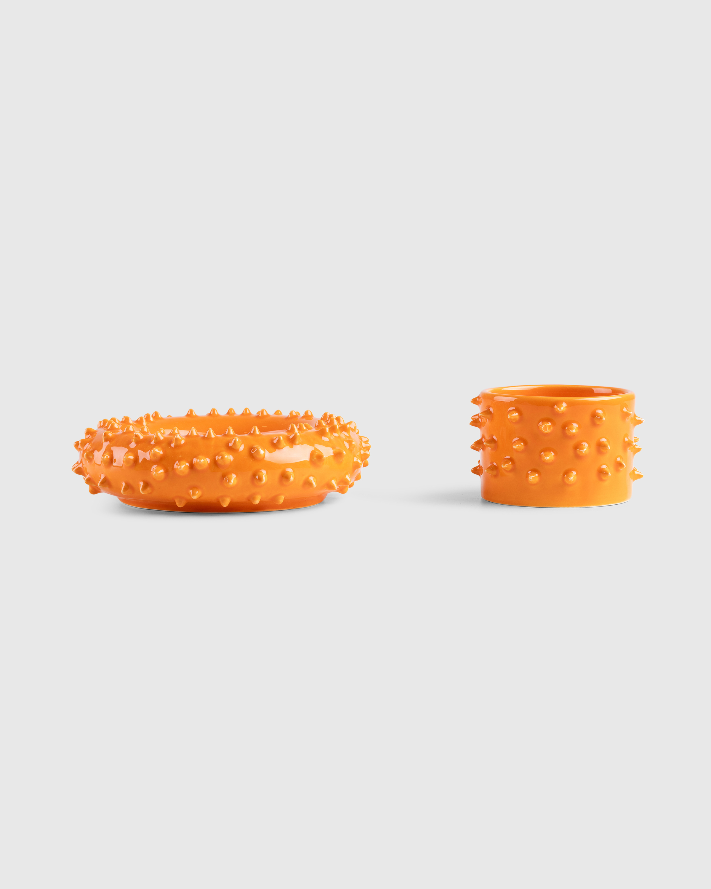Gustaf Westman – Chunky Cup Spiky Orange - Mugs - Orange - Image 3