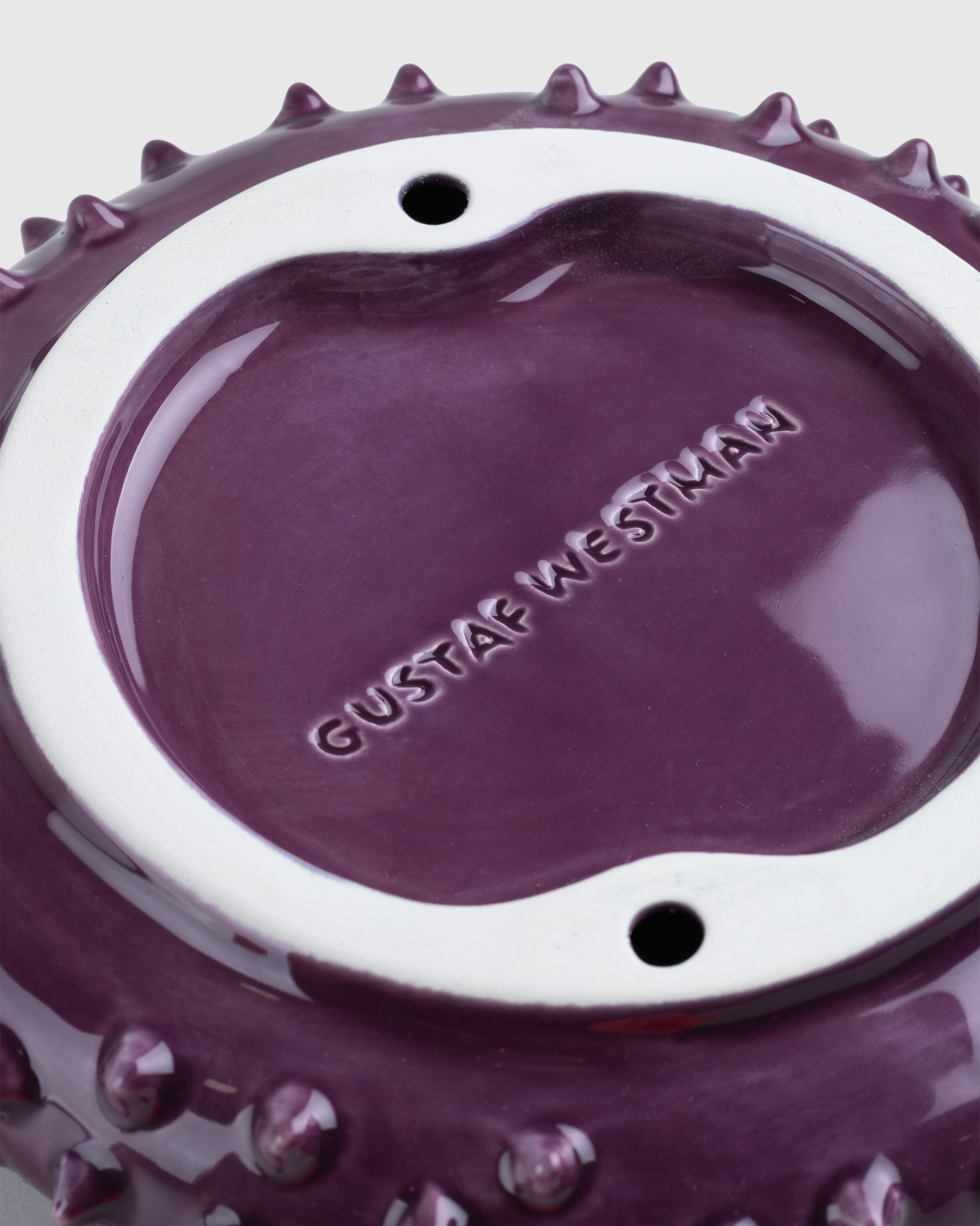Gustaf Westman – Chunky Cup Spiky Purple - Mugs - Purple - Image 4
