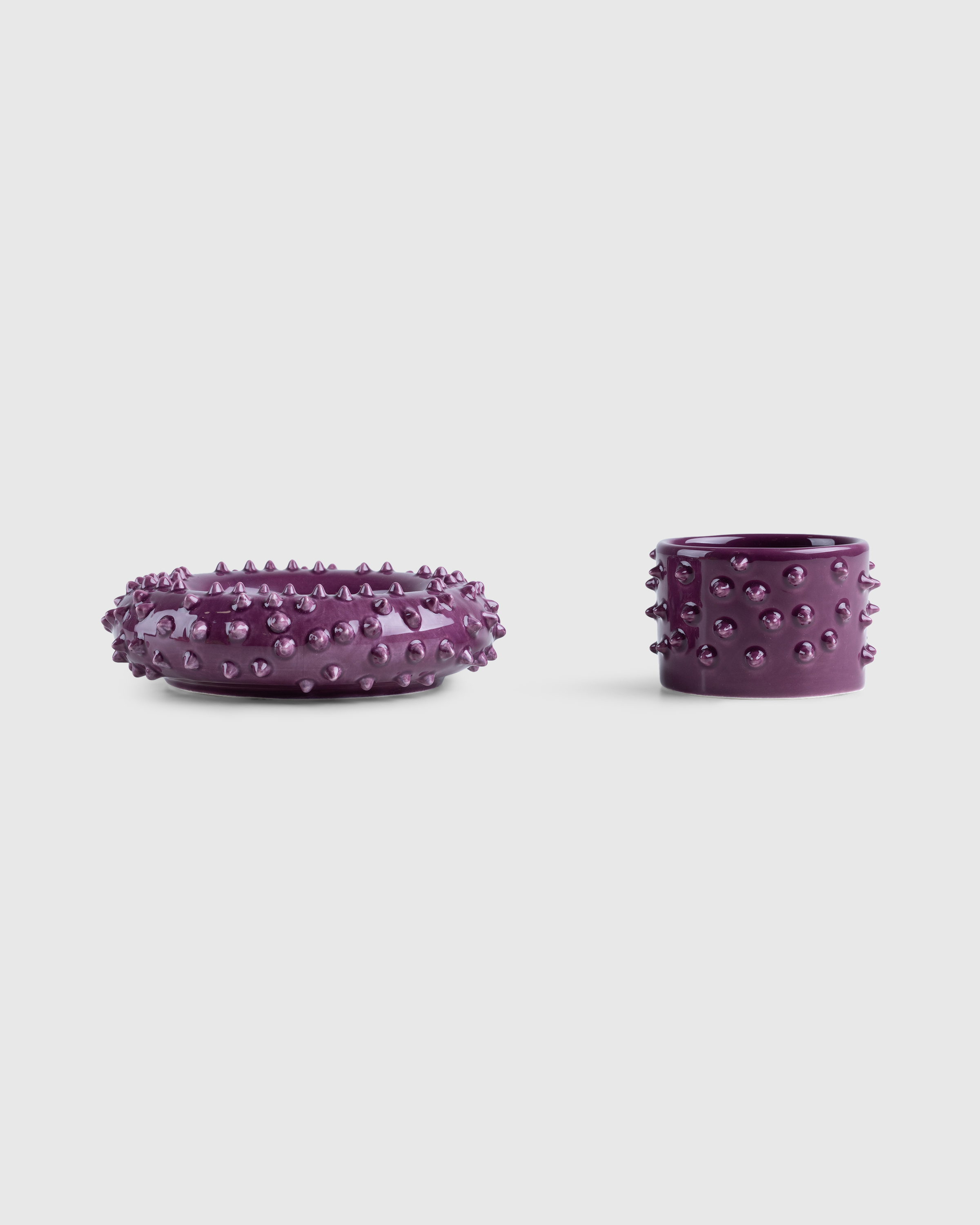 Gustaf Westman – Chunky Cup Spiky Purple - Mugs - Purple - Image 3