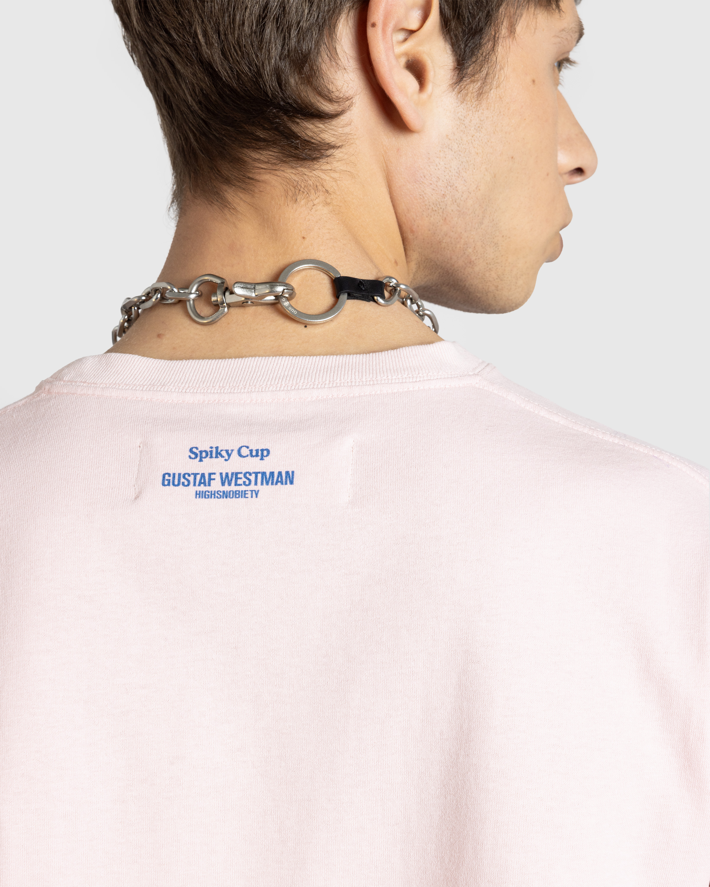 Highsnobiety x Gustaf Westman – Spiky Cup and Saucer T-Shirt Pink  - T-Shirts - Pink - Image 6