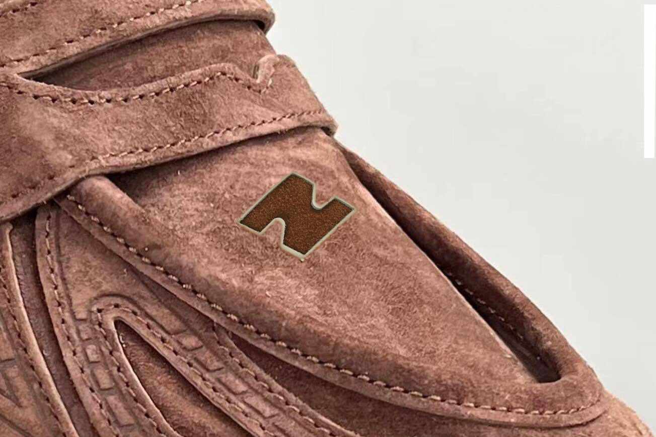 New Balance's 1906 loafer sneaker in brown suede