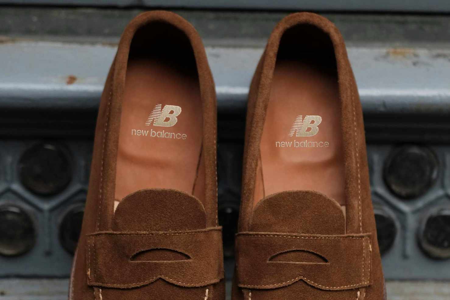 New Balance's brown suede sneaker loafer