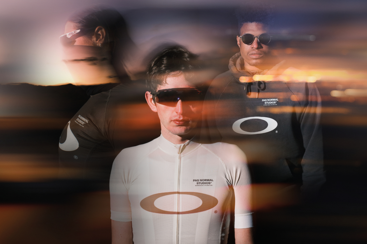 Oakley Pas Normal Studios collaboration cycling sunglasses