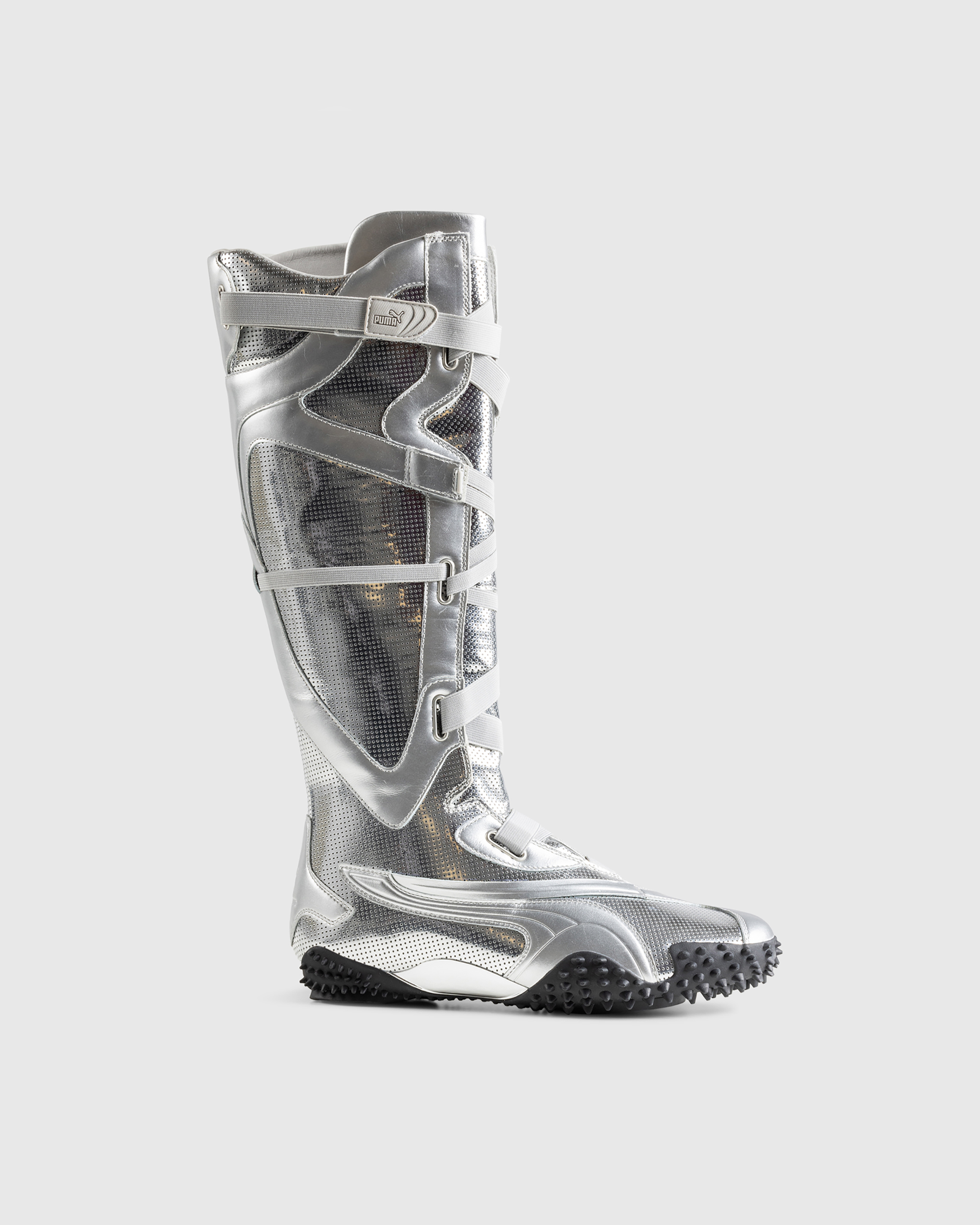 Puma x Ottolinger – Mostro Boot Silver  - Zip-up & Buckled Boots - Silver - Image 1