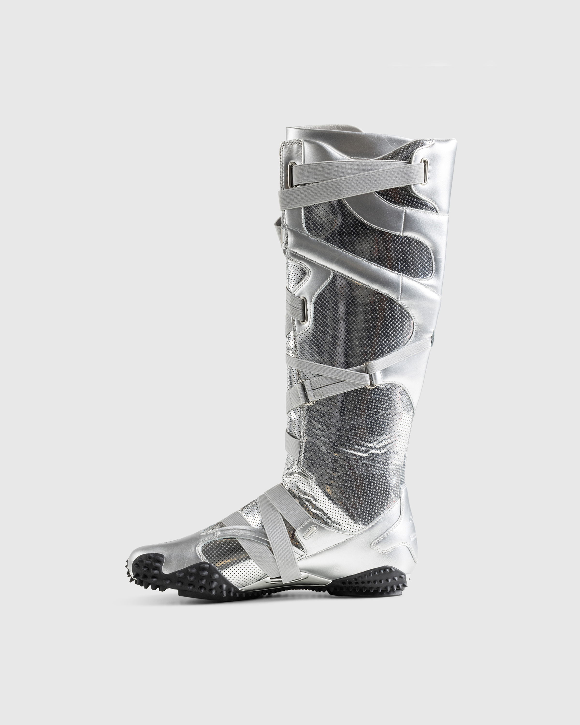 Puma x Ottolinger – Mostro Boot Silver  - Zip-up & Buckled Boots - Silver - Image 2