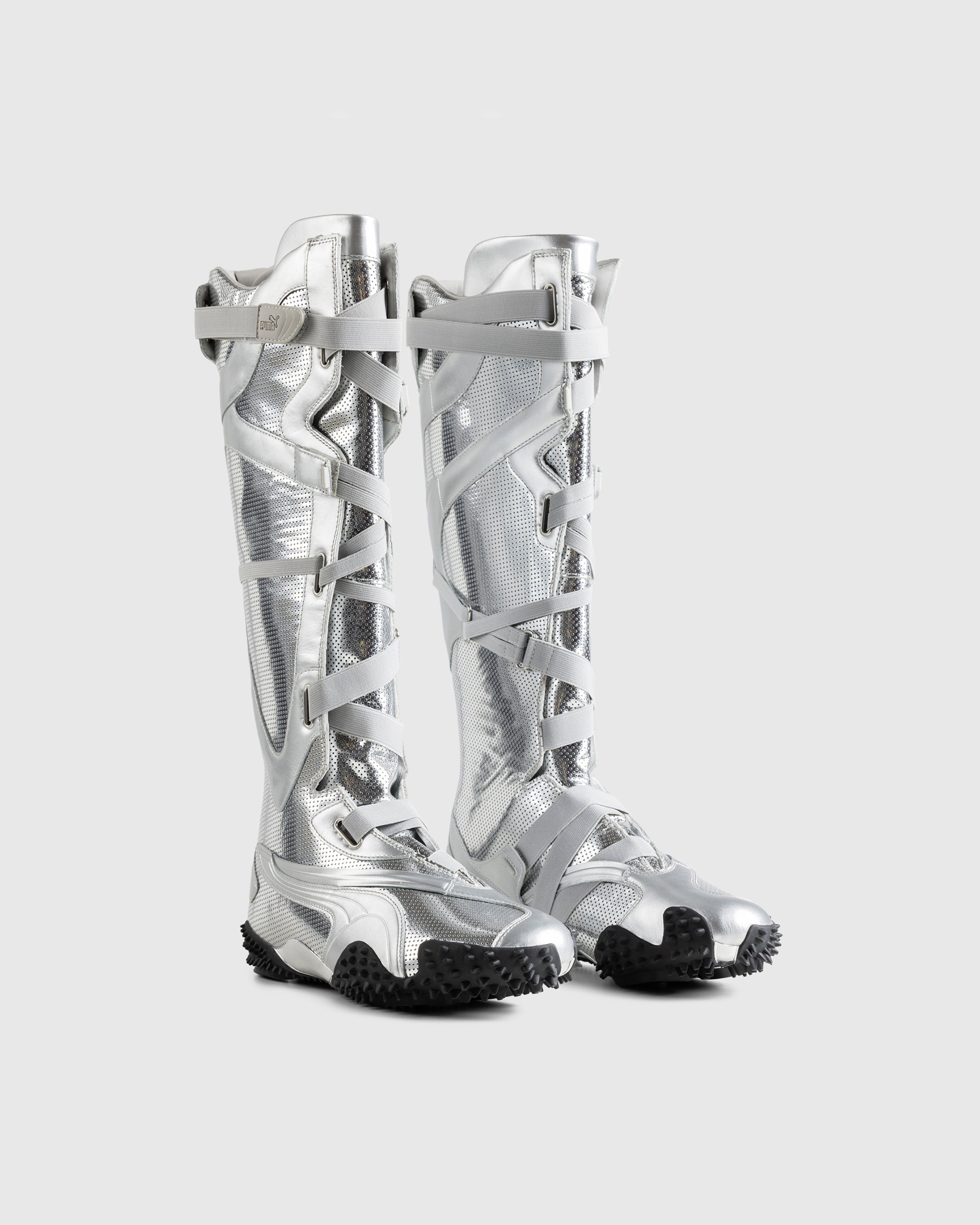 Puma x Ottolinger – Mostro Boot Silver  - Zip-up & Buckled Boots - Silver - Image 3
