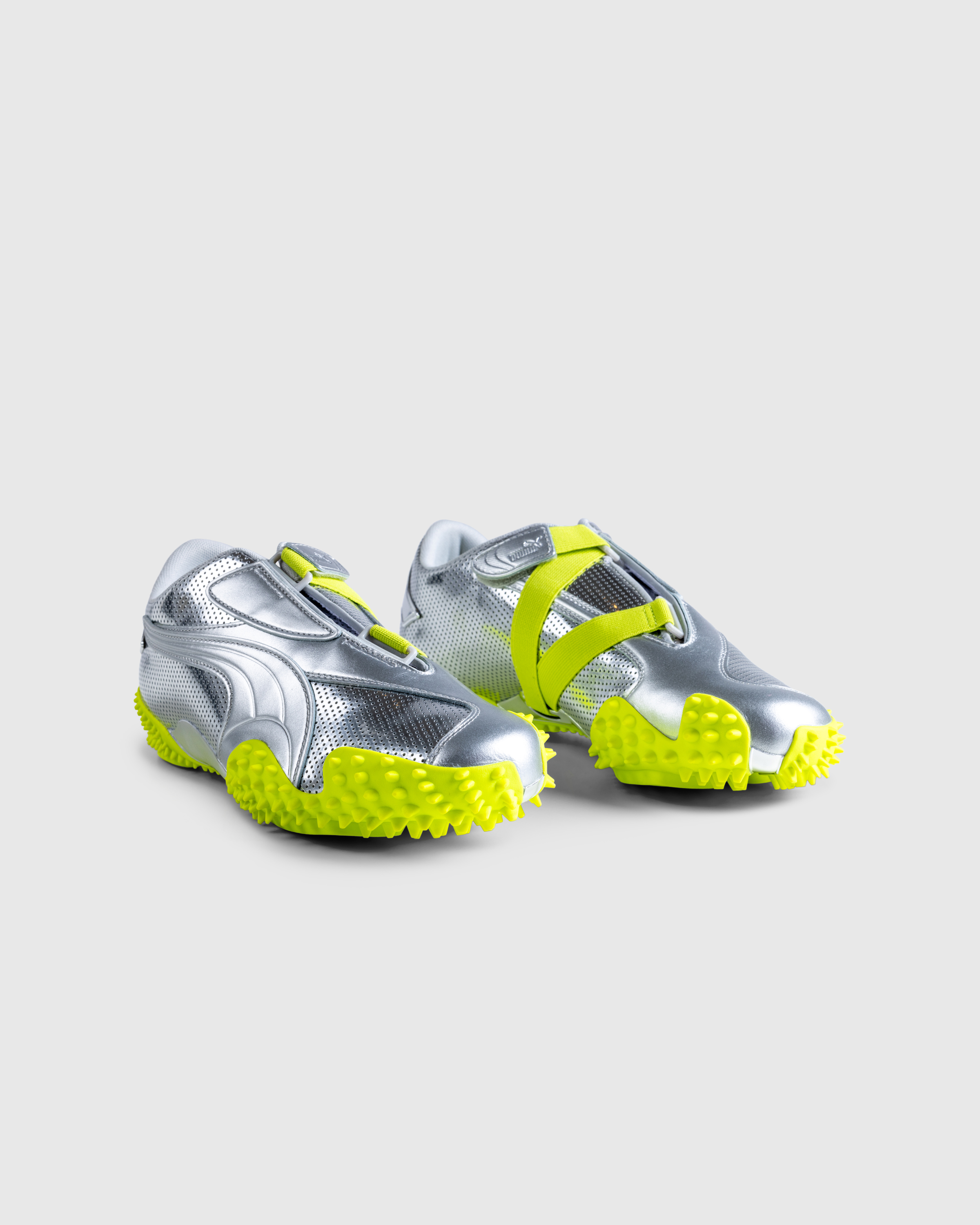 Puma x Ottolinger – Mostro Lo  Silver / Yellow - Low Top Sneakers - Silver - Image 3