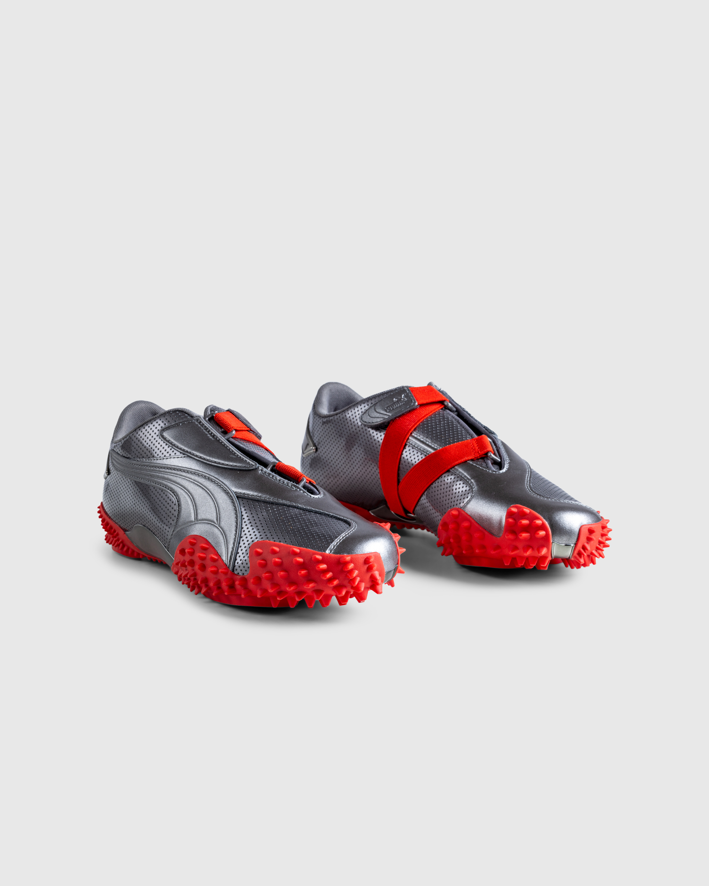 Puma x Ottolinger – Mostro Lo Silver / Red - Low Top Sneakers - Silver - Image 3