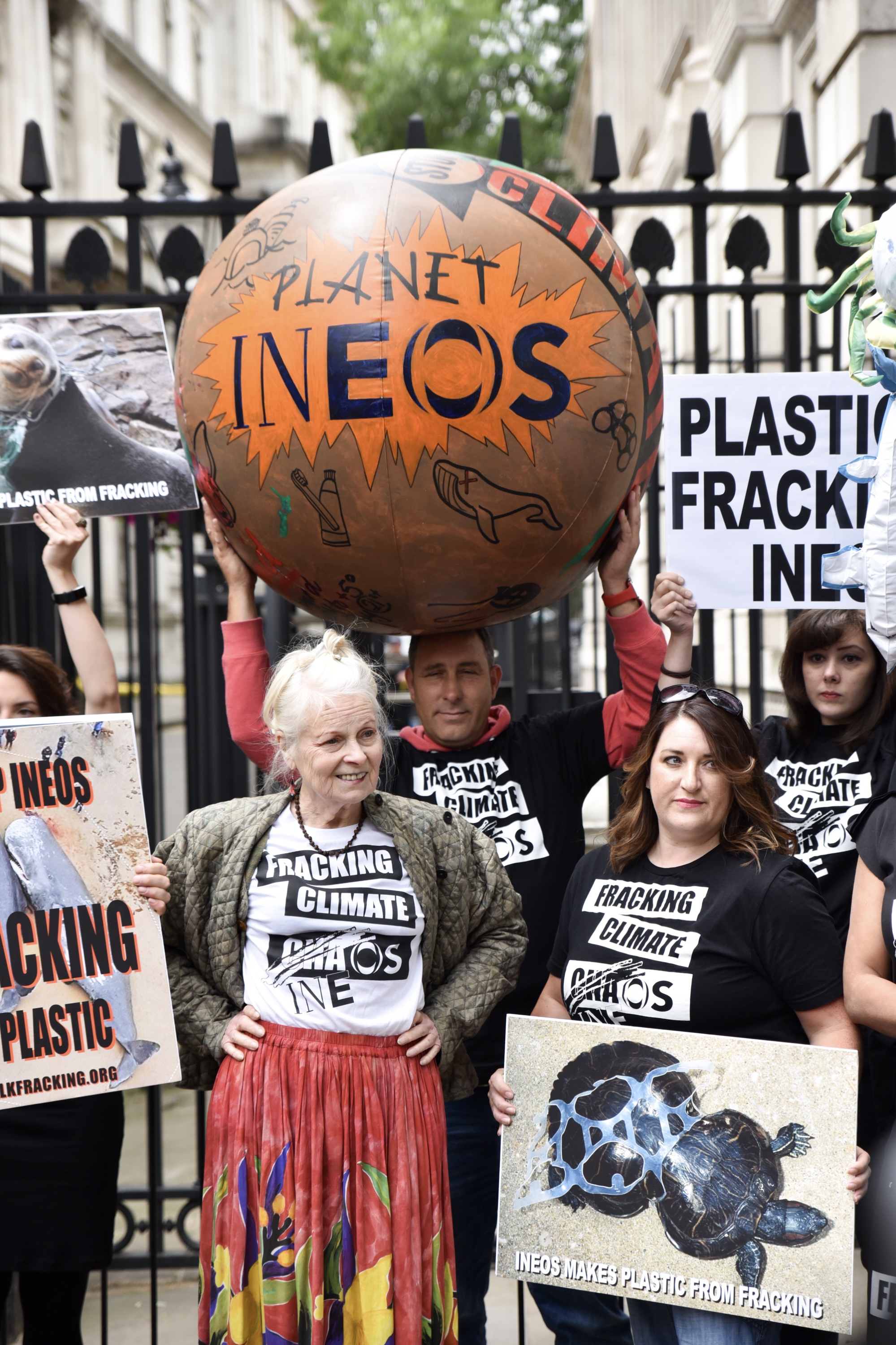 Planet Ineos Plastic Fracking Protest 2018