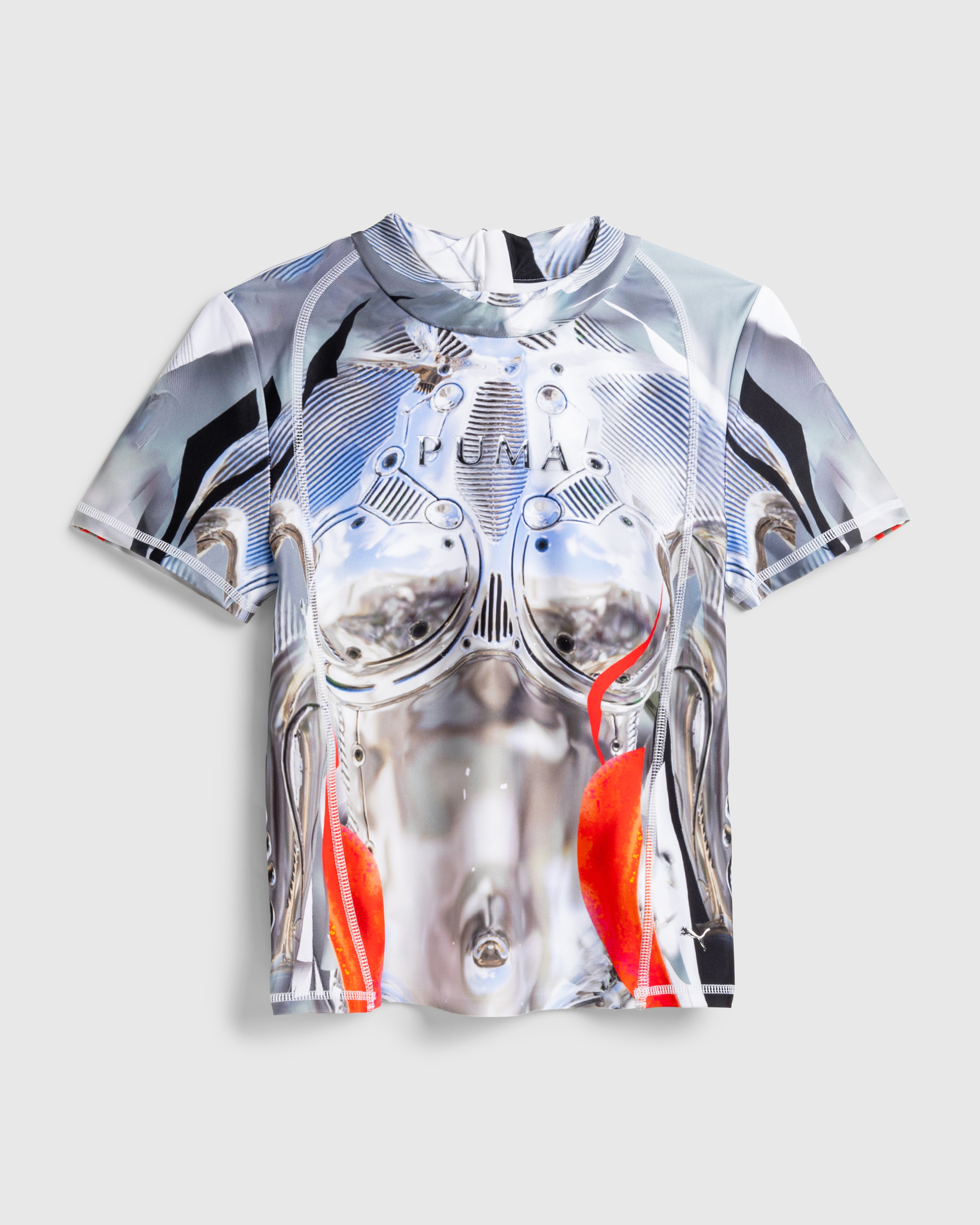 Puma x Ottolinger – Slim Tee Silver - T-Shirts - Silver - Image 1