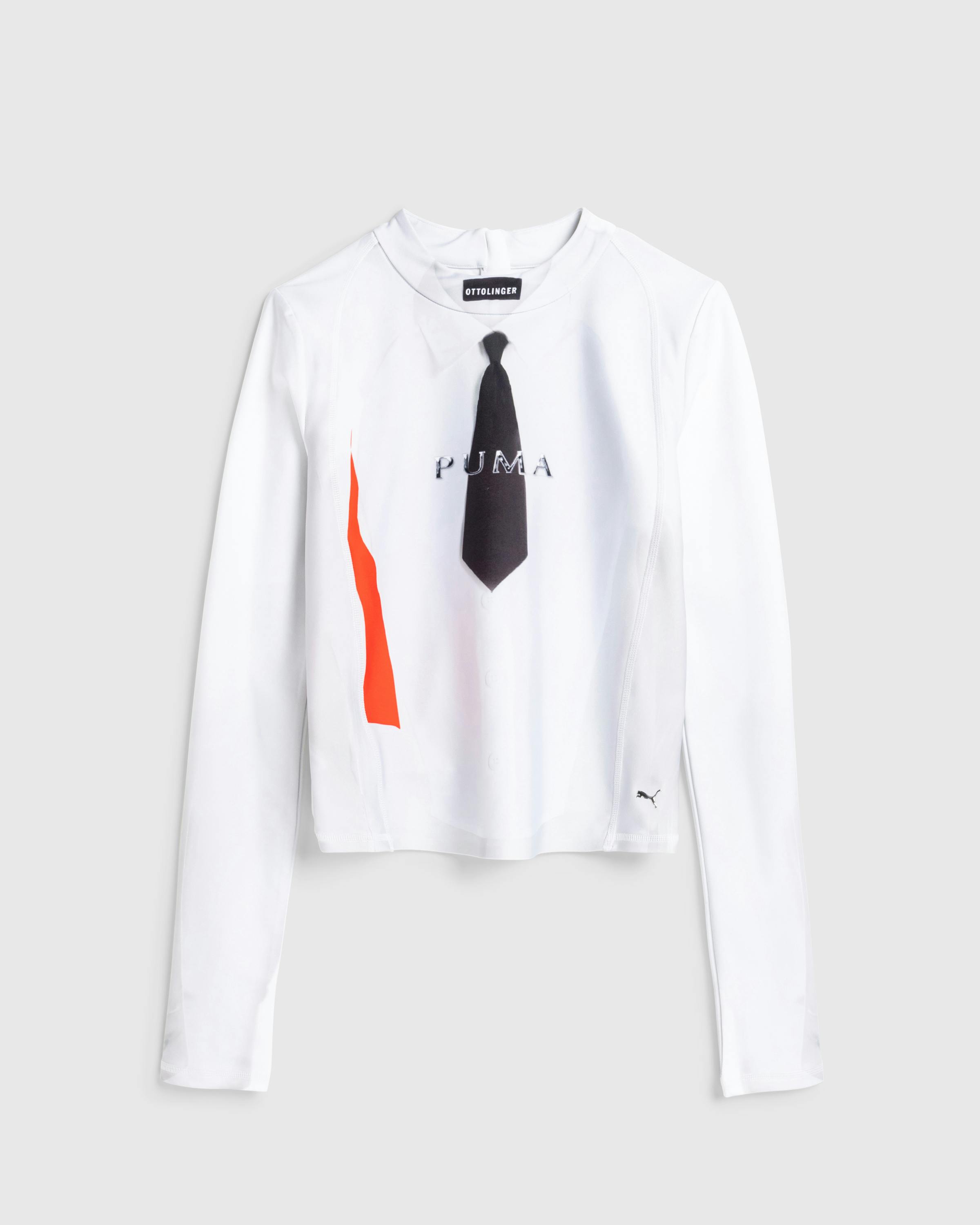 Puma x Ottolinger – Slim Long-Sleeve White - Longsleeves - White - Image 1