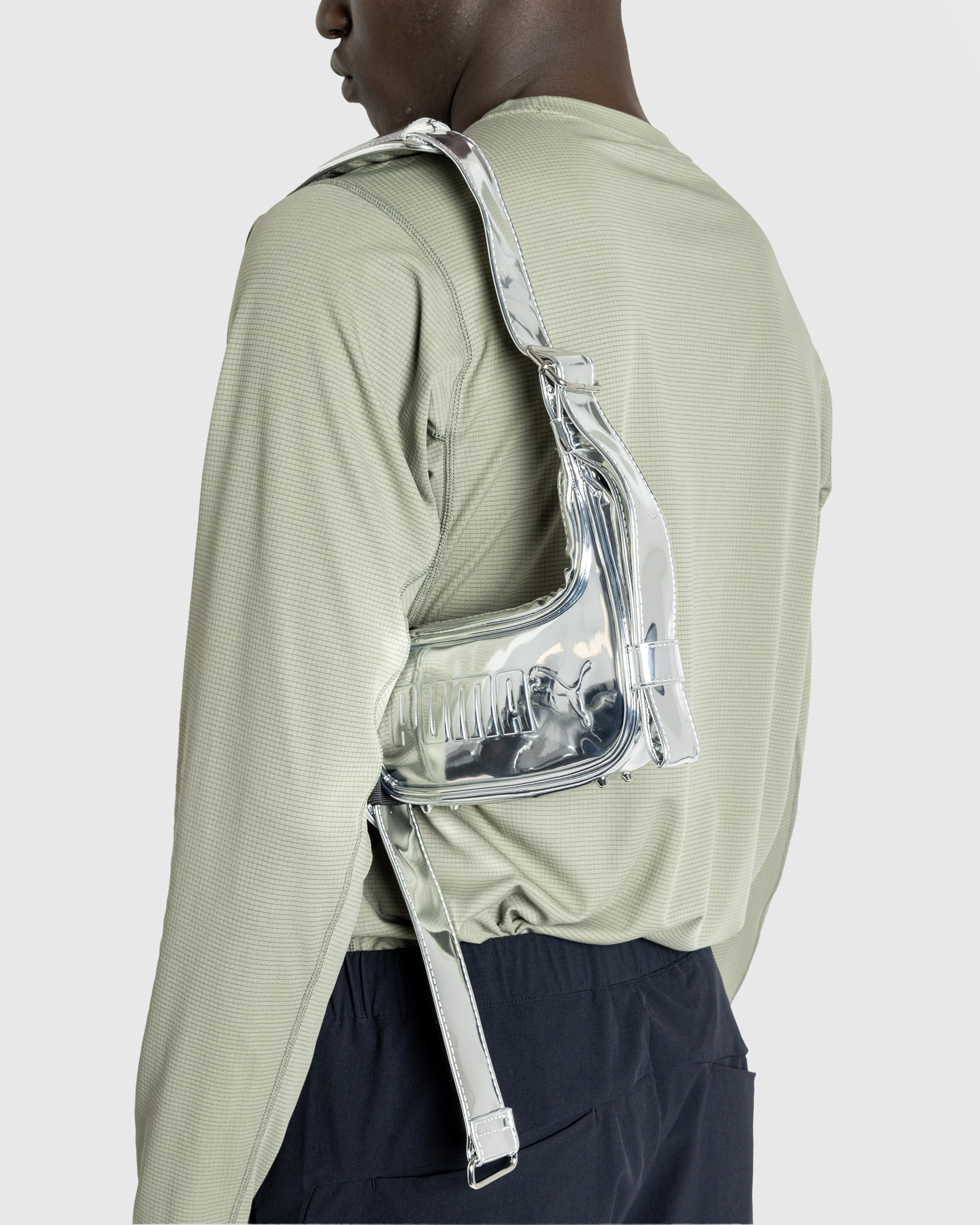 Puma x Ottolinger – Mini Racer Bag Anthracite - Shoulder Bags - Grey - Image 3