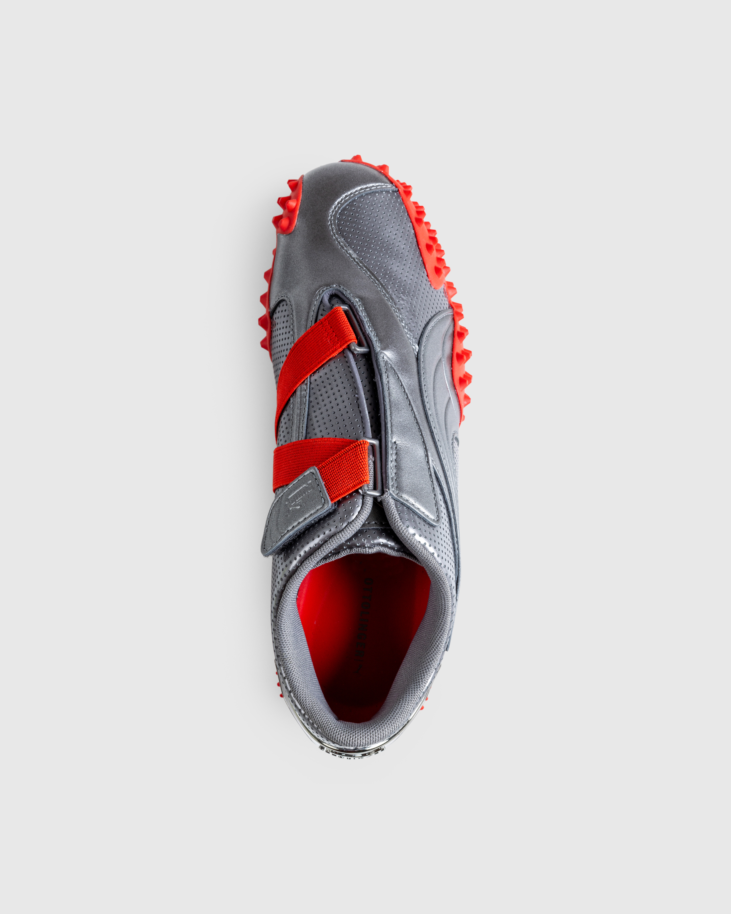 Puma x Ottolinger – Mostro Lo Silver / Red - Low Top Sneakers - Silver - Image 5
