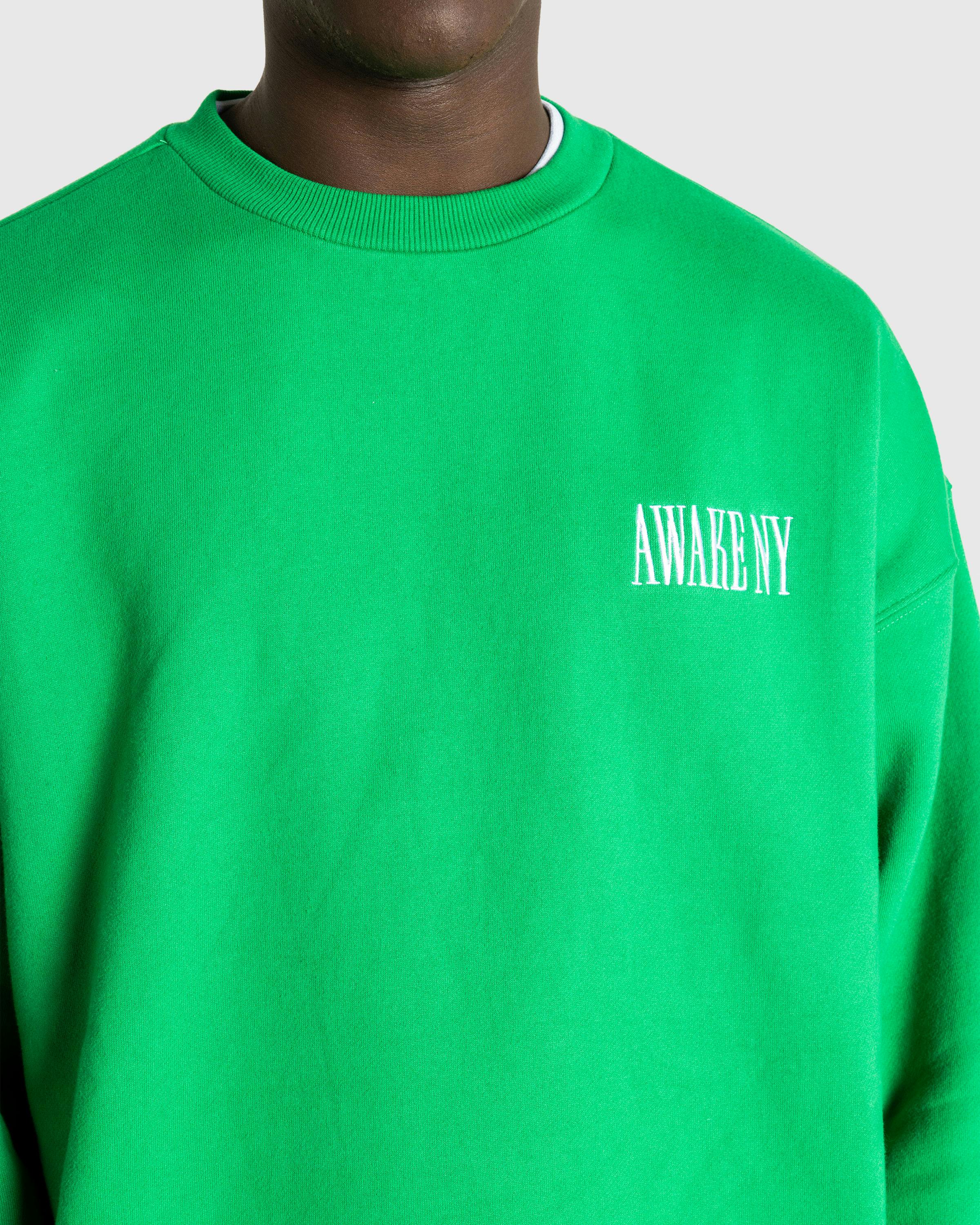 Awake NY – Awake Crewneck Green - Sweats - Green - Image 7