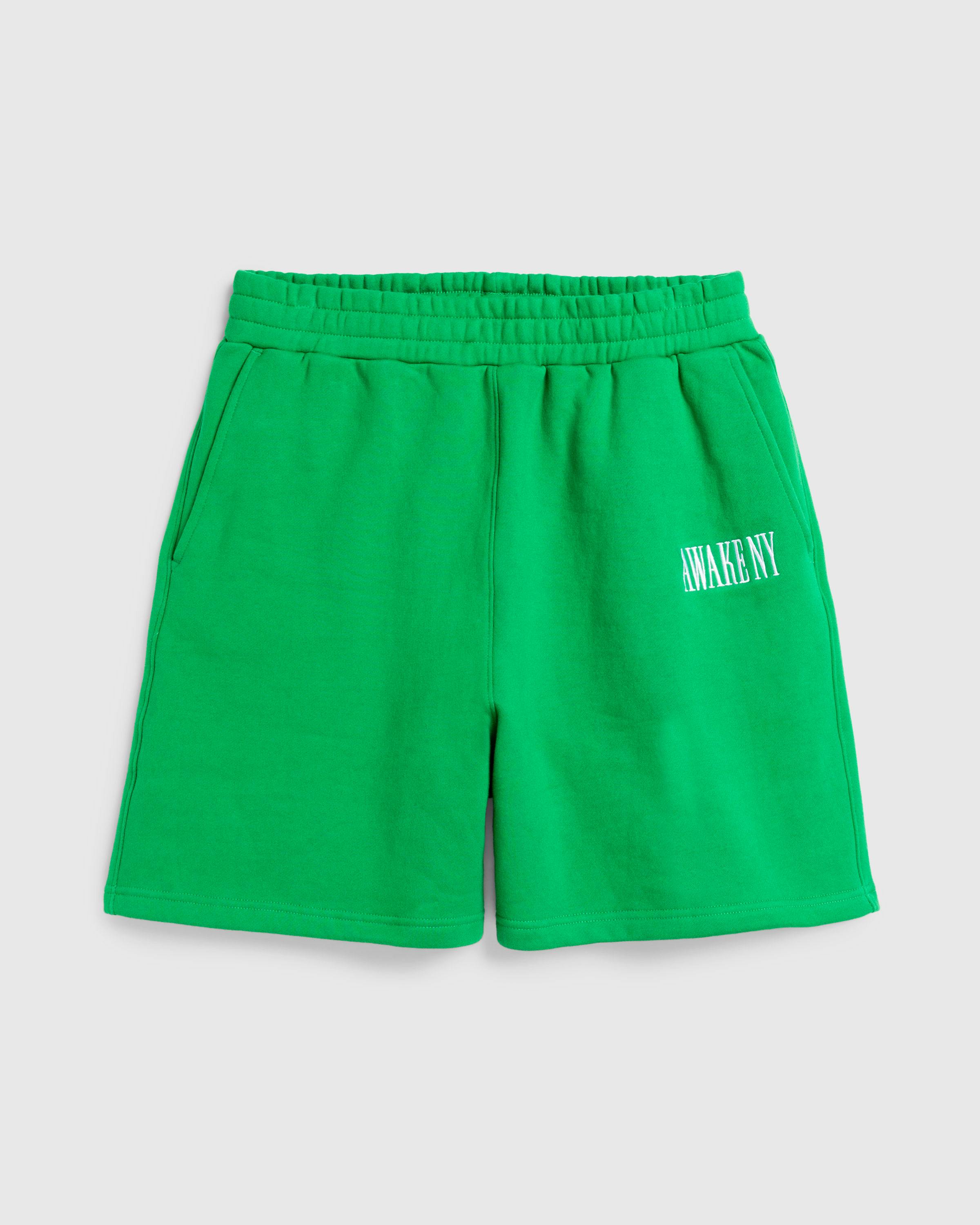 Awake NY – Awake Sweatshort Green - Bermuda Cuts - Green - Image 1