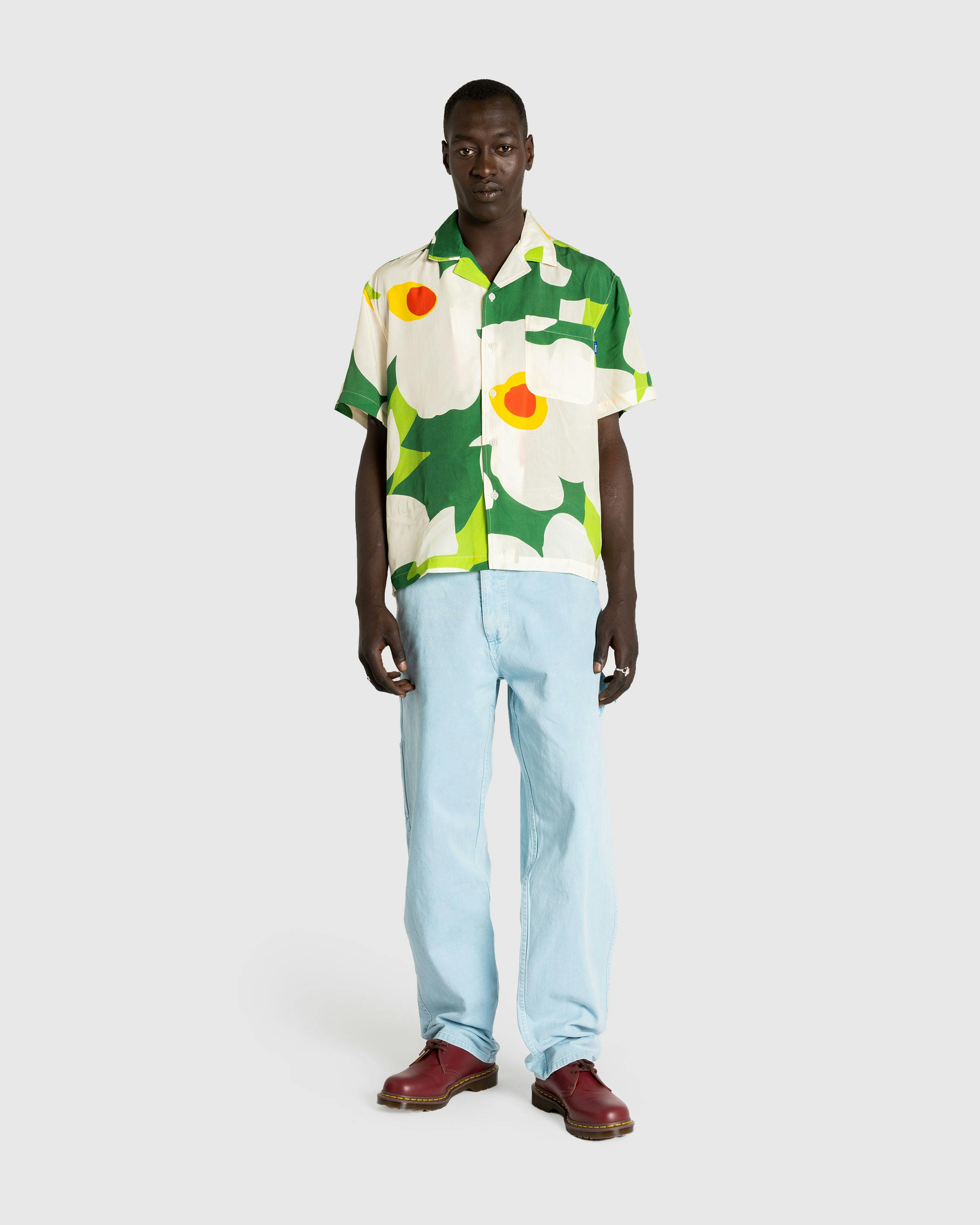 Awake NY – Floral Camp Shirt Green - Shirts - Green - Image 3