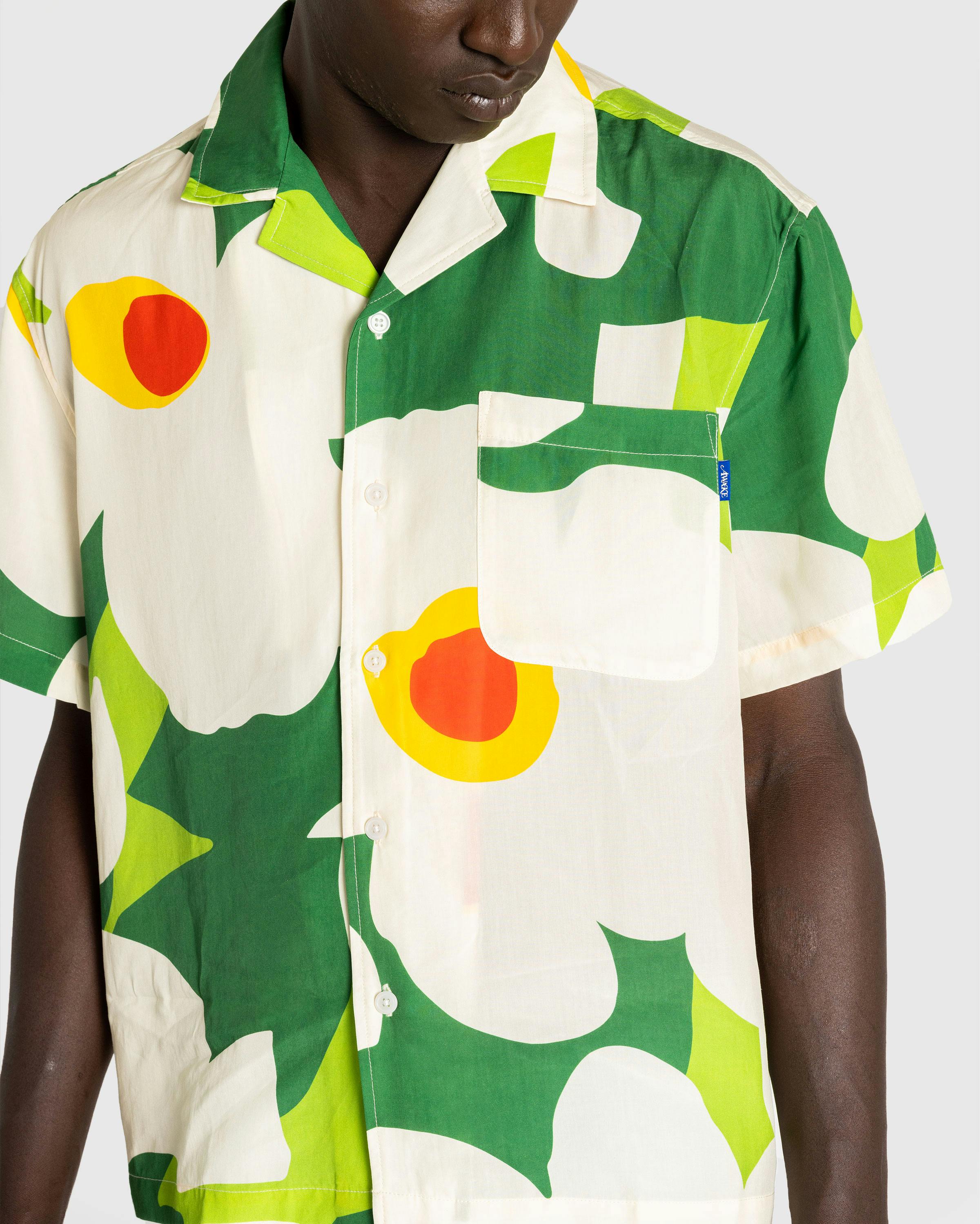 Awake NY – Floral Camp Shirt Green - Shirts - Green - Image 5