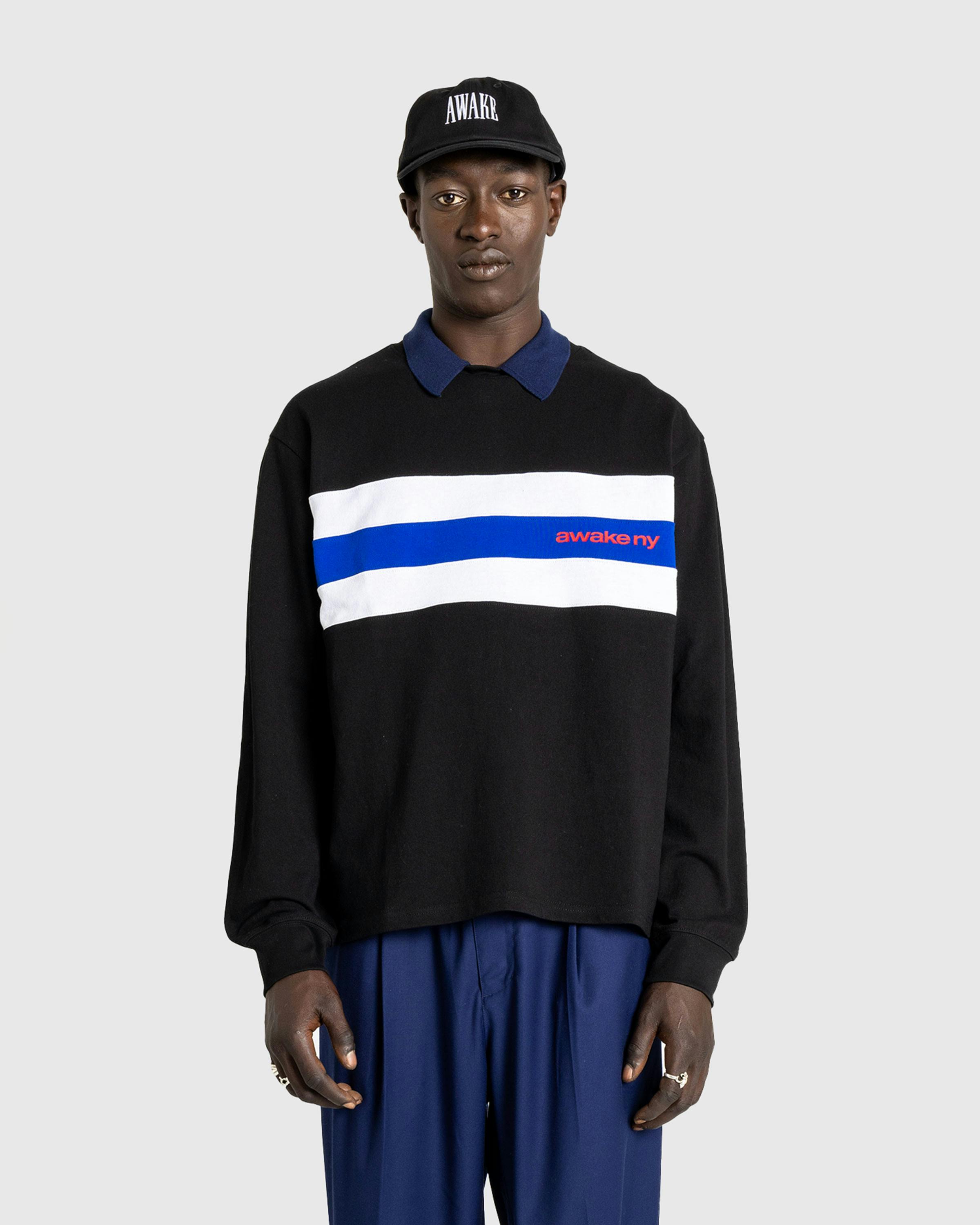 Awake NY – L/S Stripe Shirt Black - Shirts - Black - Image 2