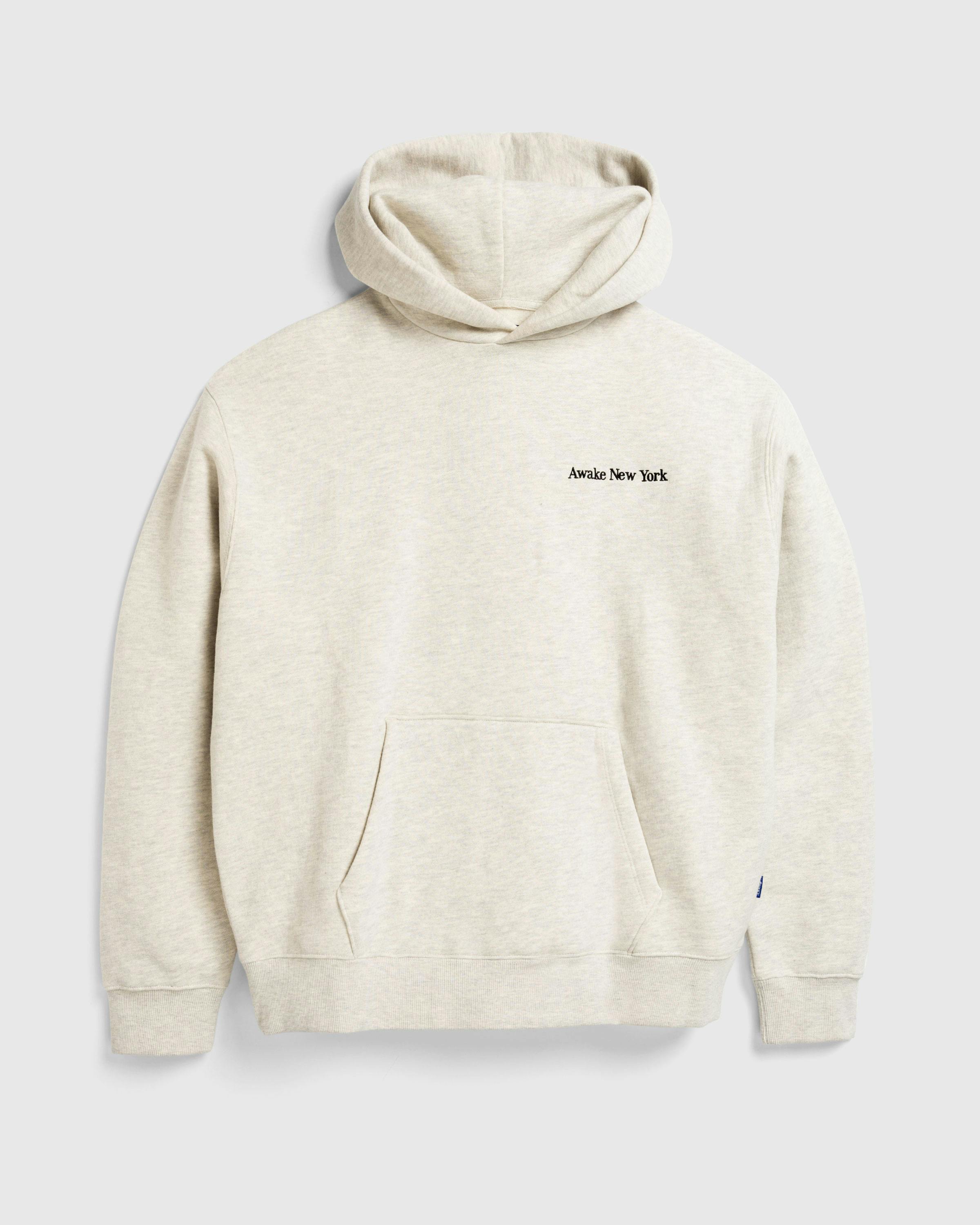 Awake NY – Serif Hoodie Grey - Sweats - Grey - Image 1