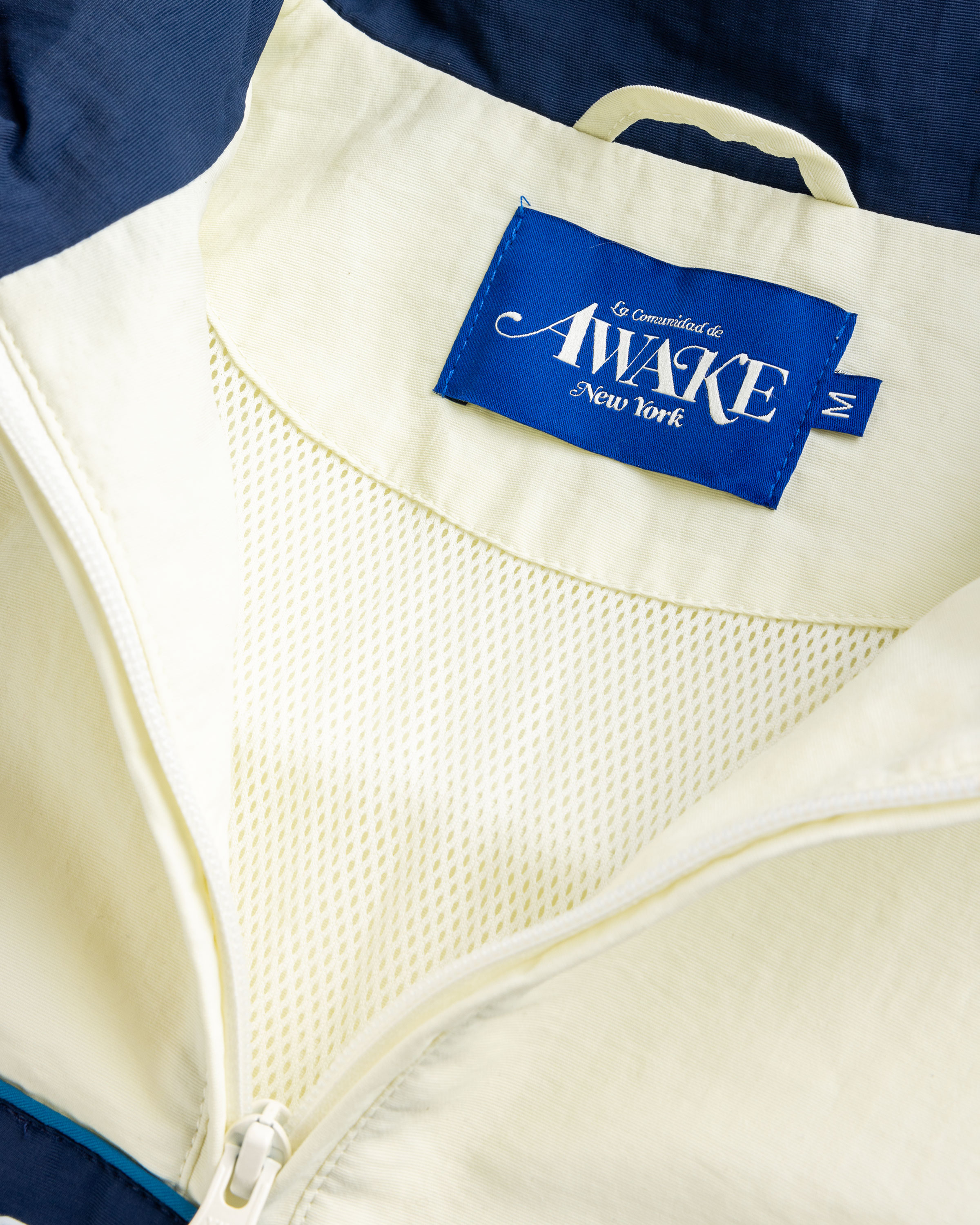 Awake NY – Nylon Quarter Zip Jacket Off White - Outerwear - White - Image 6