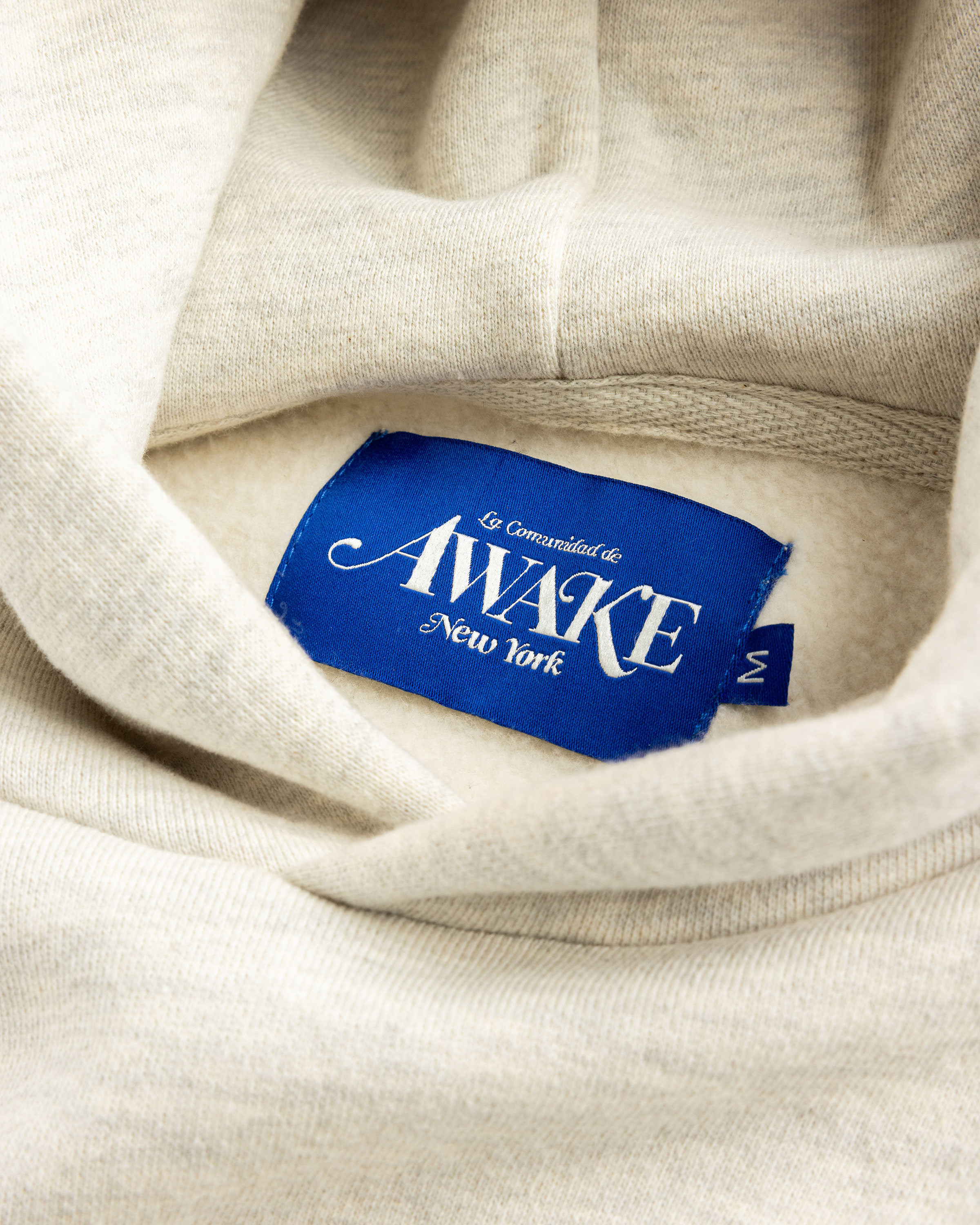 Awake NY – Serif Hoodie Grey - Sweats - Grey - Image 6