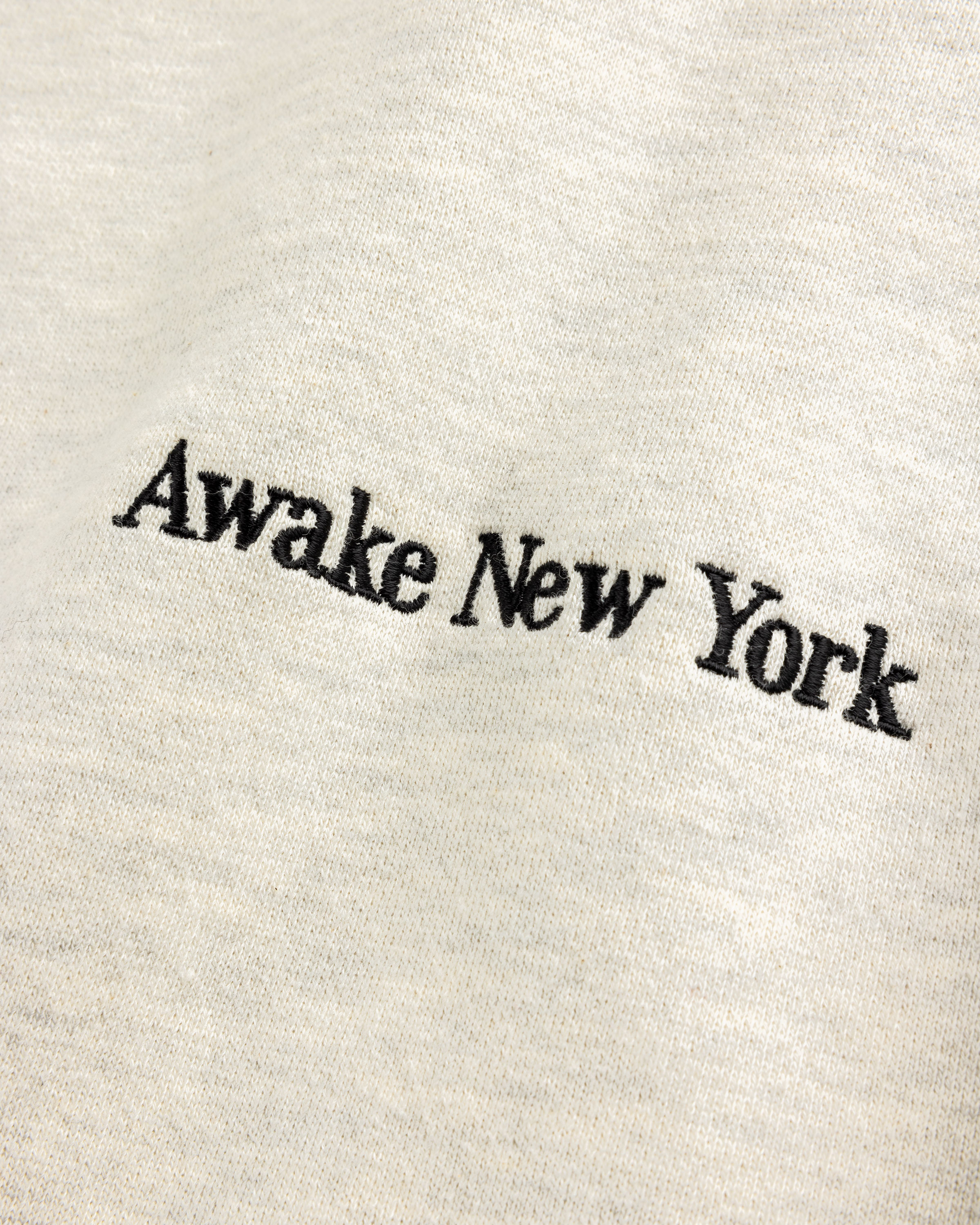 Awake NY – Serif Hoodie Grey - Sweats - Grey - Image 7