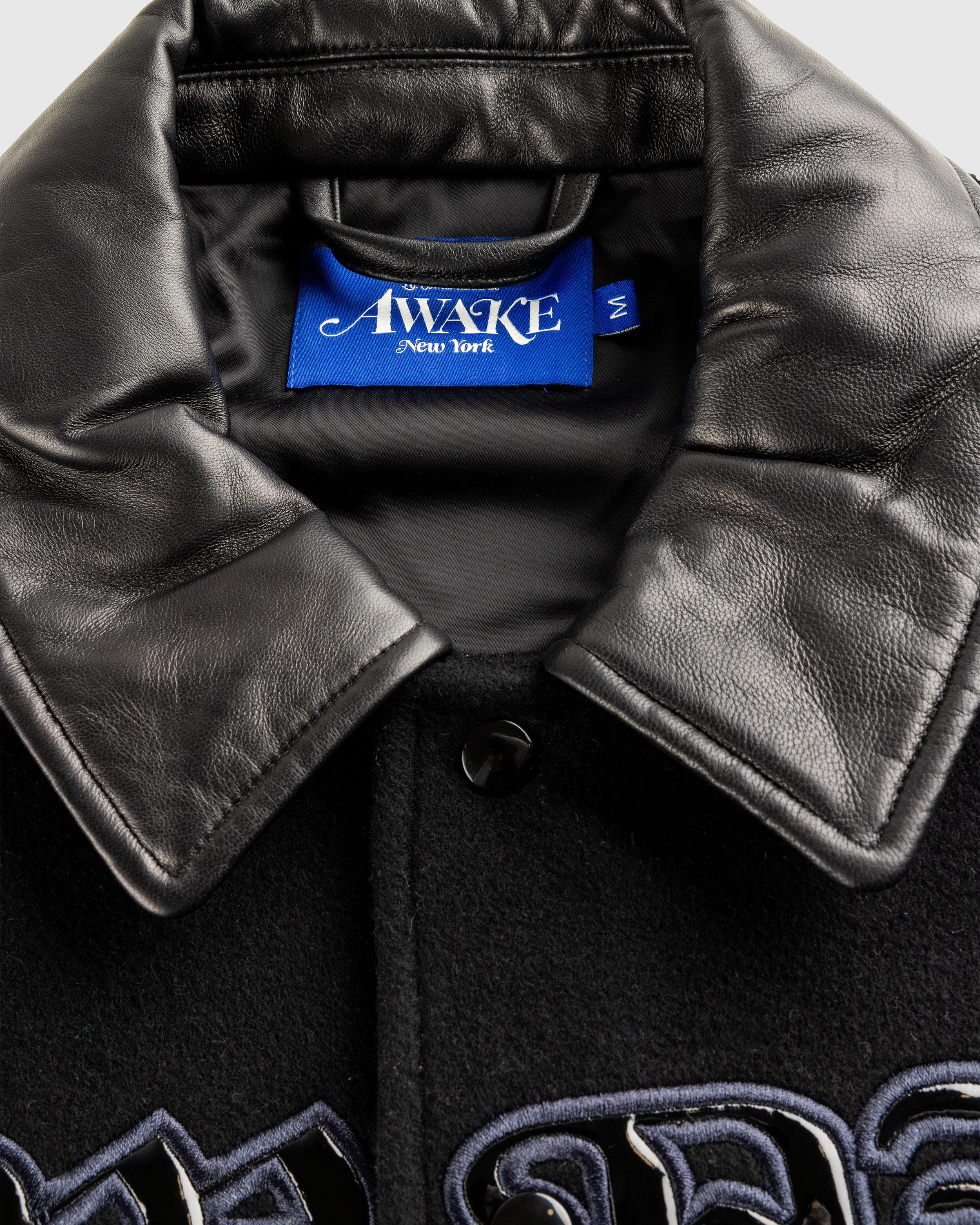 Awake NY – Varsity Jacket Black - Outerwear - Black - Image 5