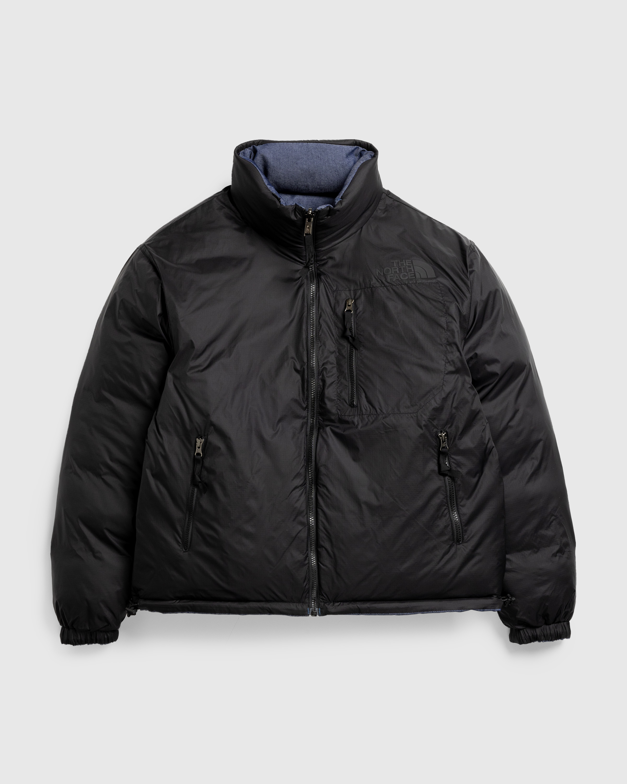 The North Face – ’92 Reversible Nuptse Jacket Sulphur Moss/Coal Brown-2 - Outerwear - Blue - Image 2