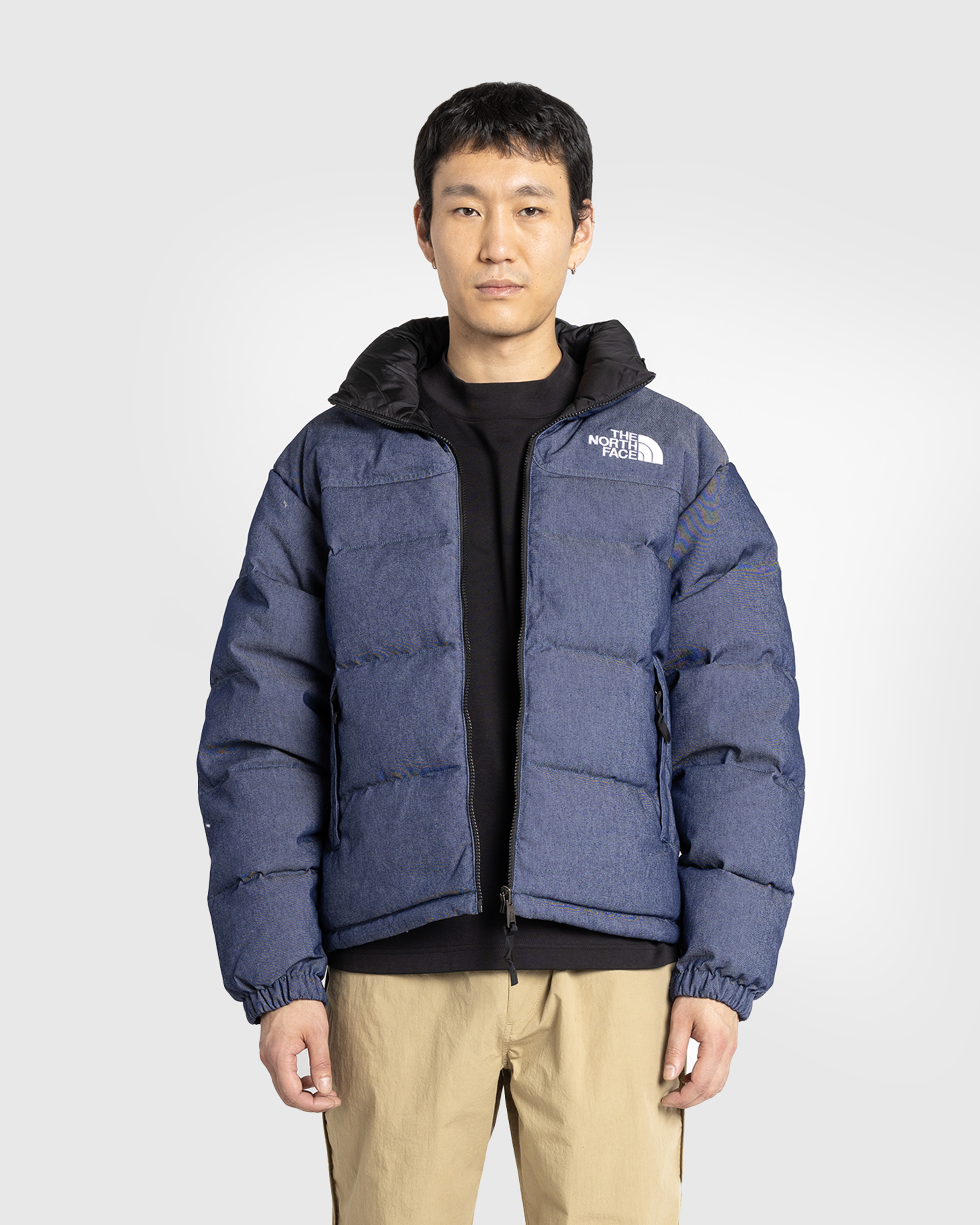 The North Face – ’92 Reversible Nuptse Jacket Sulphur Moss/Coal Brown-2 - Outerwear - Blue - Image 3