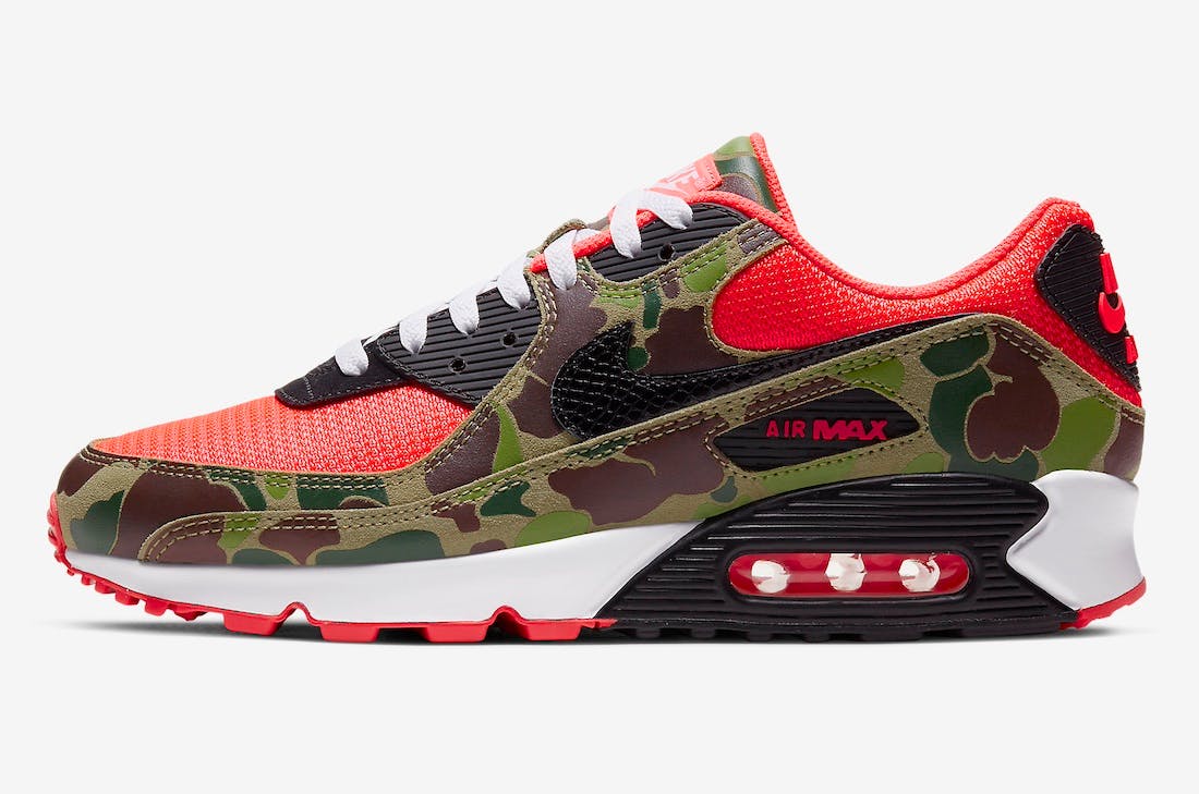 nike air max 90 reverse duck camo sneakers 2024