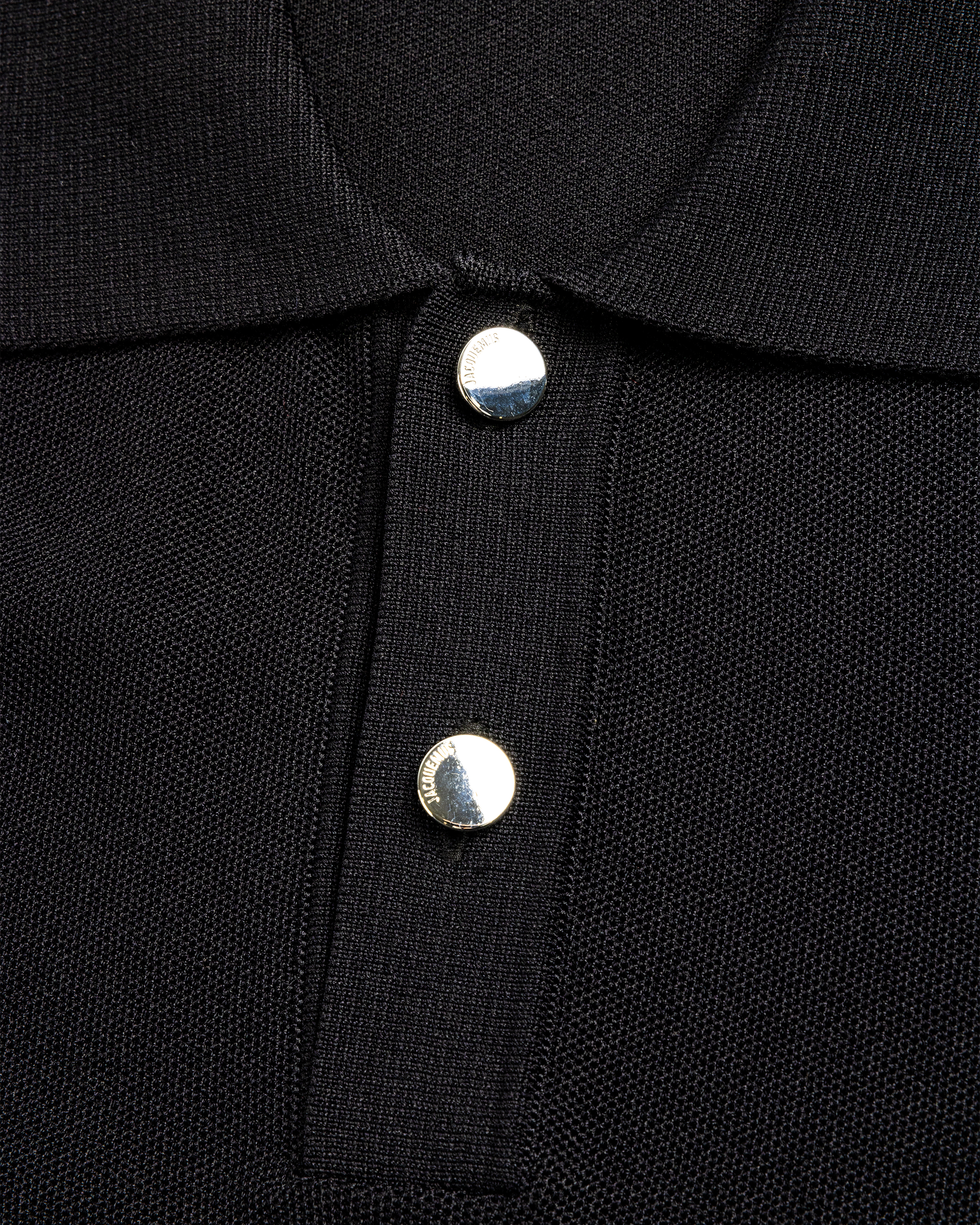 JACQUEMUS – Le Polo Maille Black - Shirts - Black - Image 6